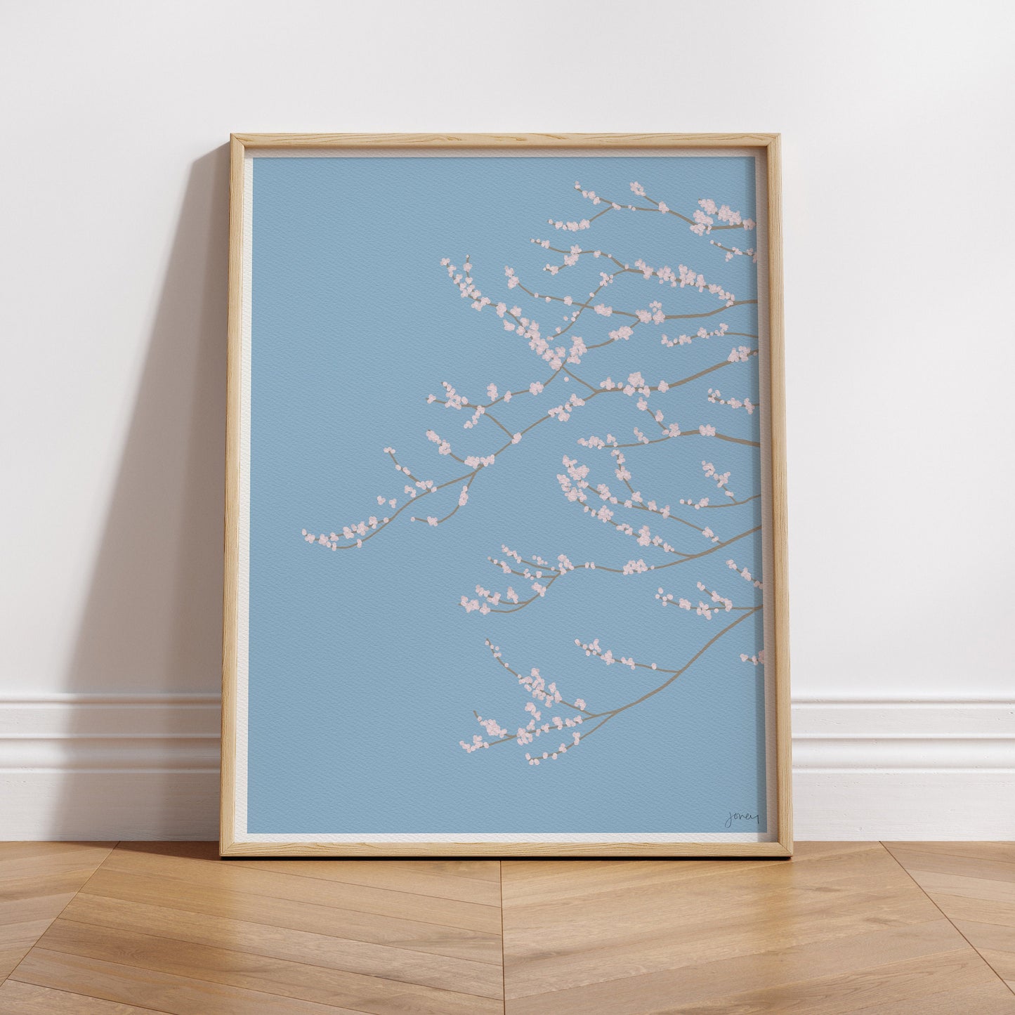 Cherry Blossom Branches Art Print - Unframed or Framed - 120126