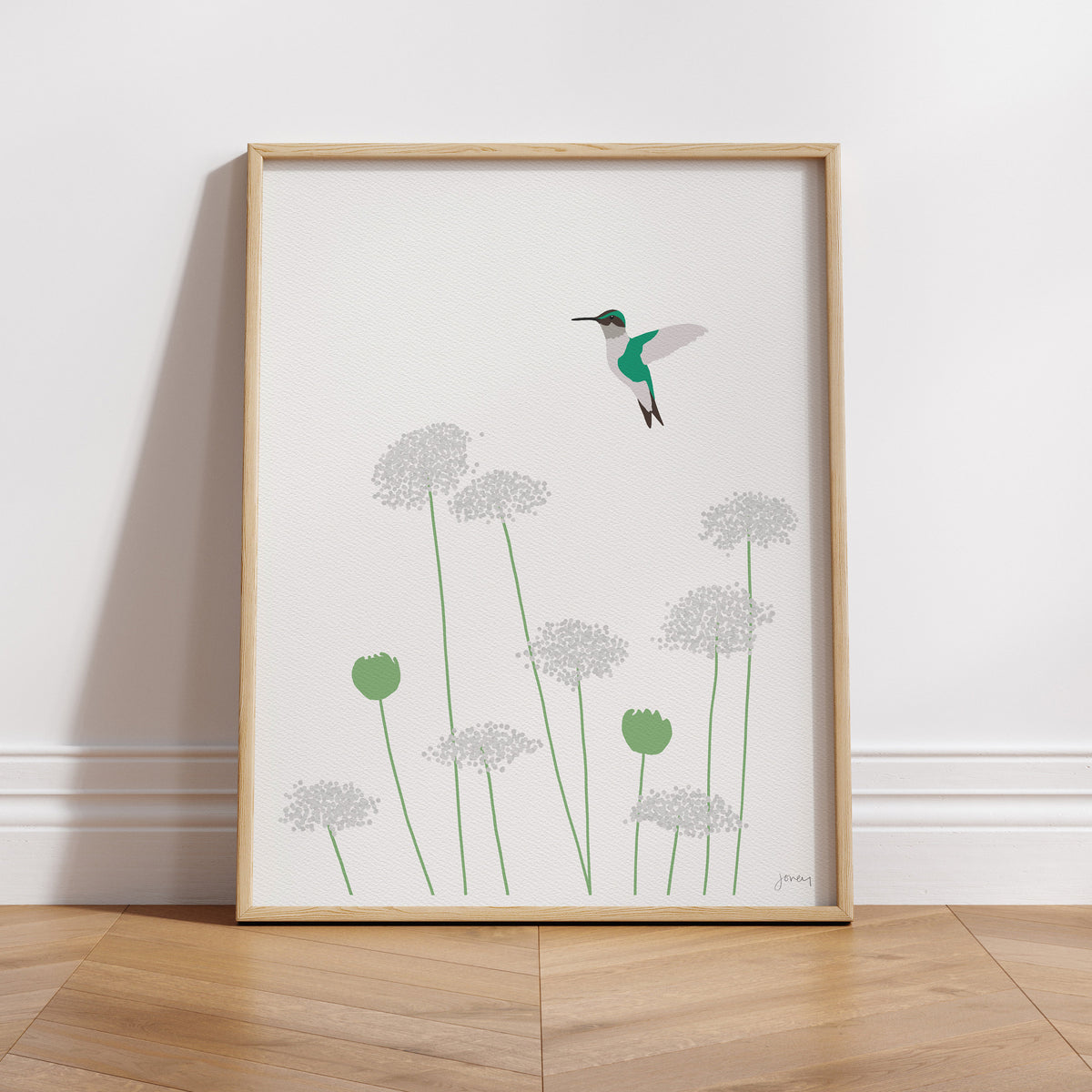 Hummingbird Signed Art Print - 140325
