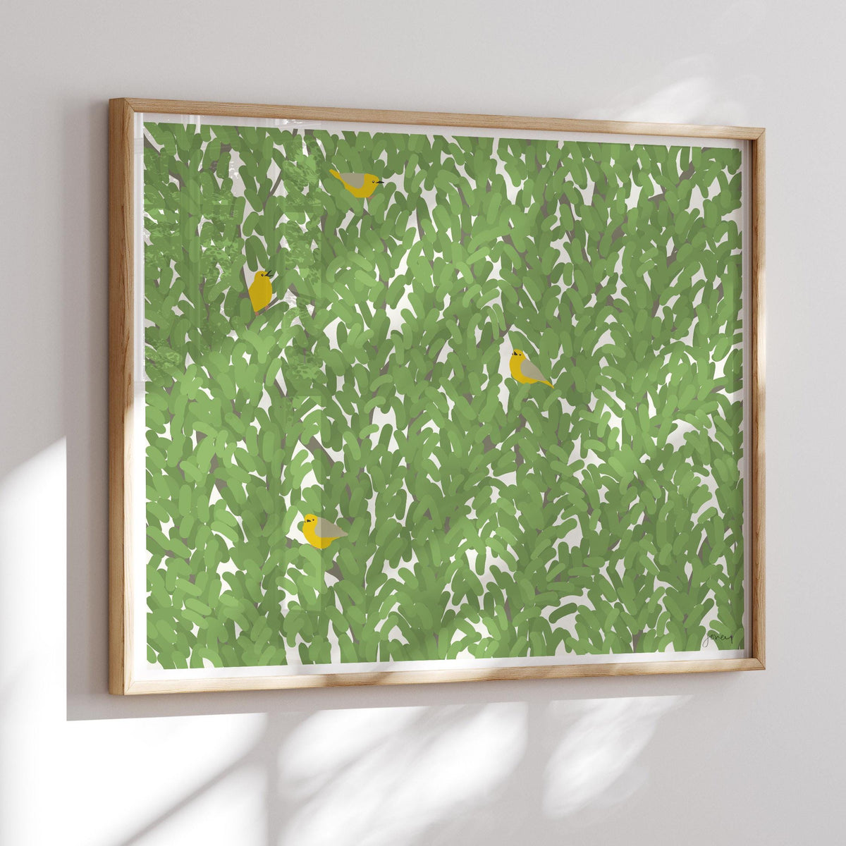 Warblers Signed Art Print - 141002