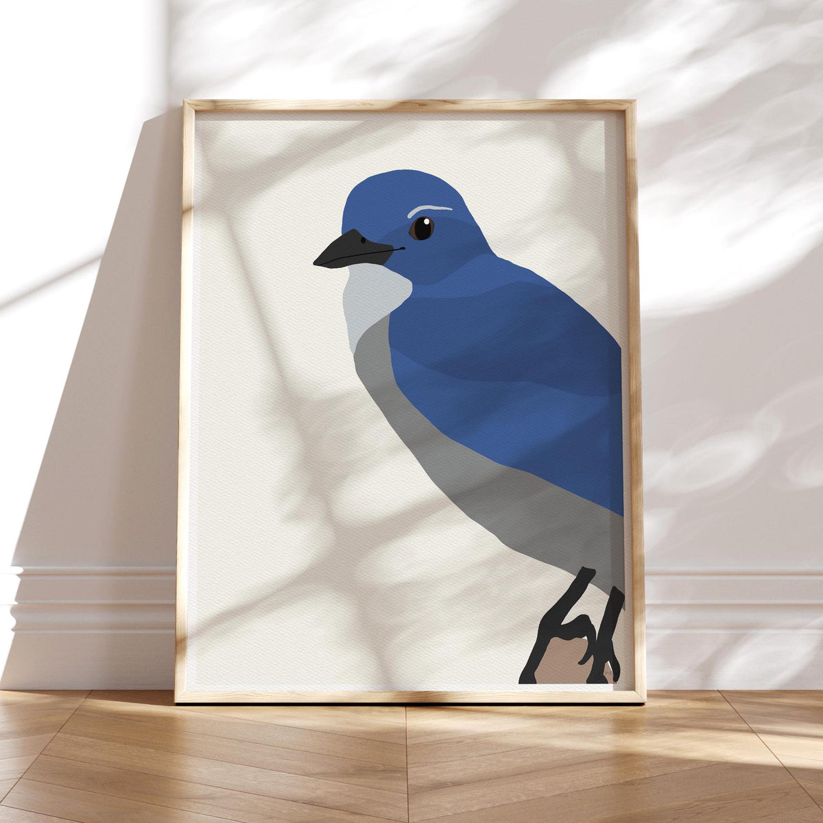 Scrub Jay Signed Art Print - 140910