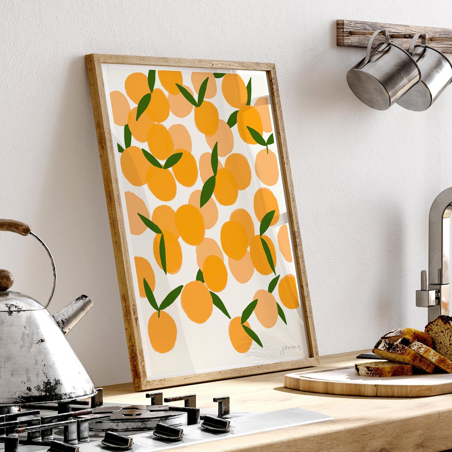 Clementines Oranges Art Print - Unframed or Framed - 111222