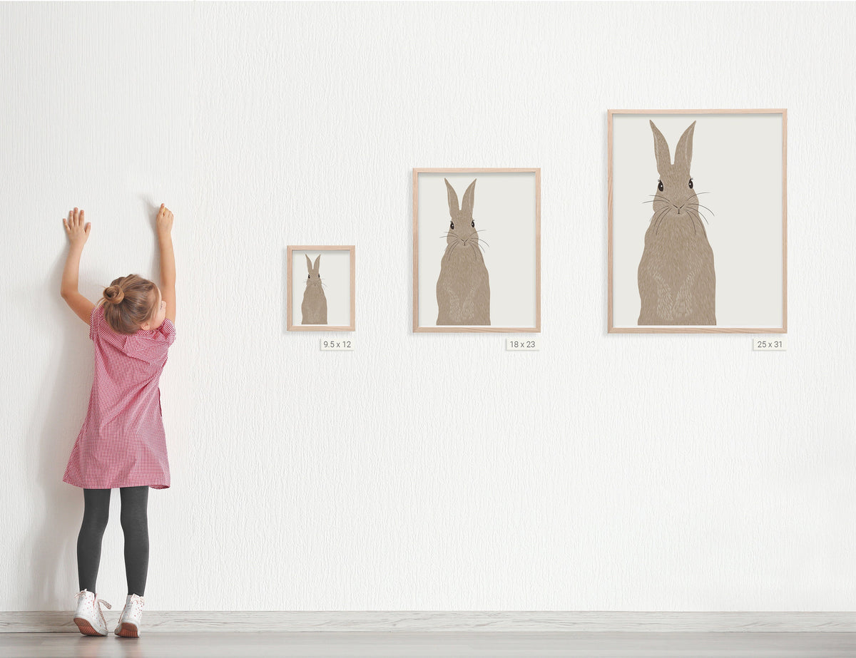 Cottontail Signed Art Print - 160106