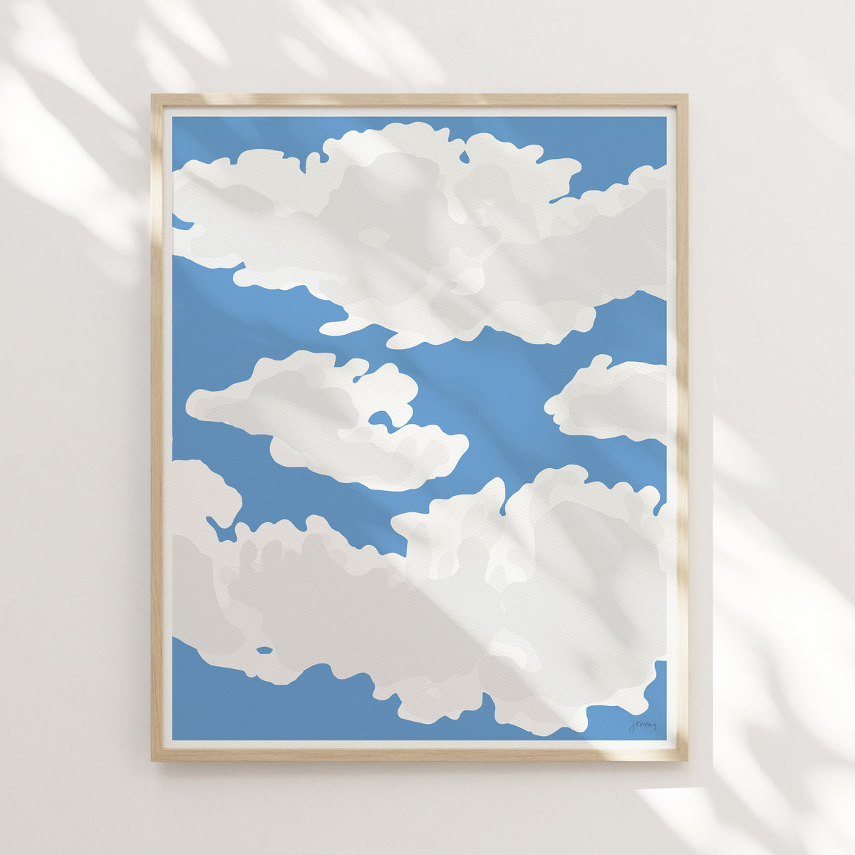 Clouds Signed Art Print - 130717