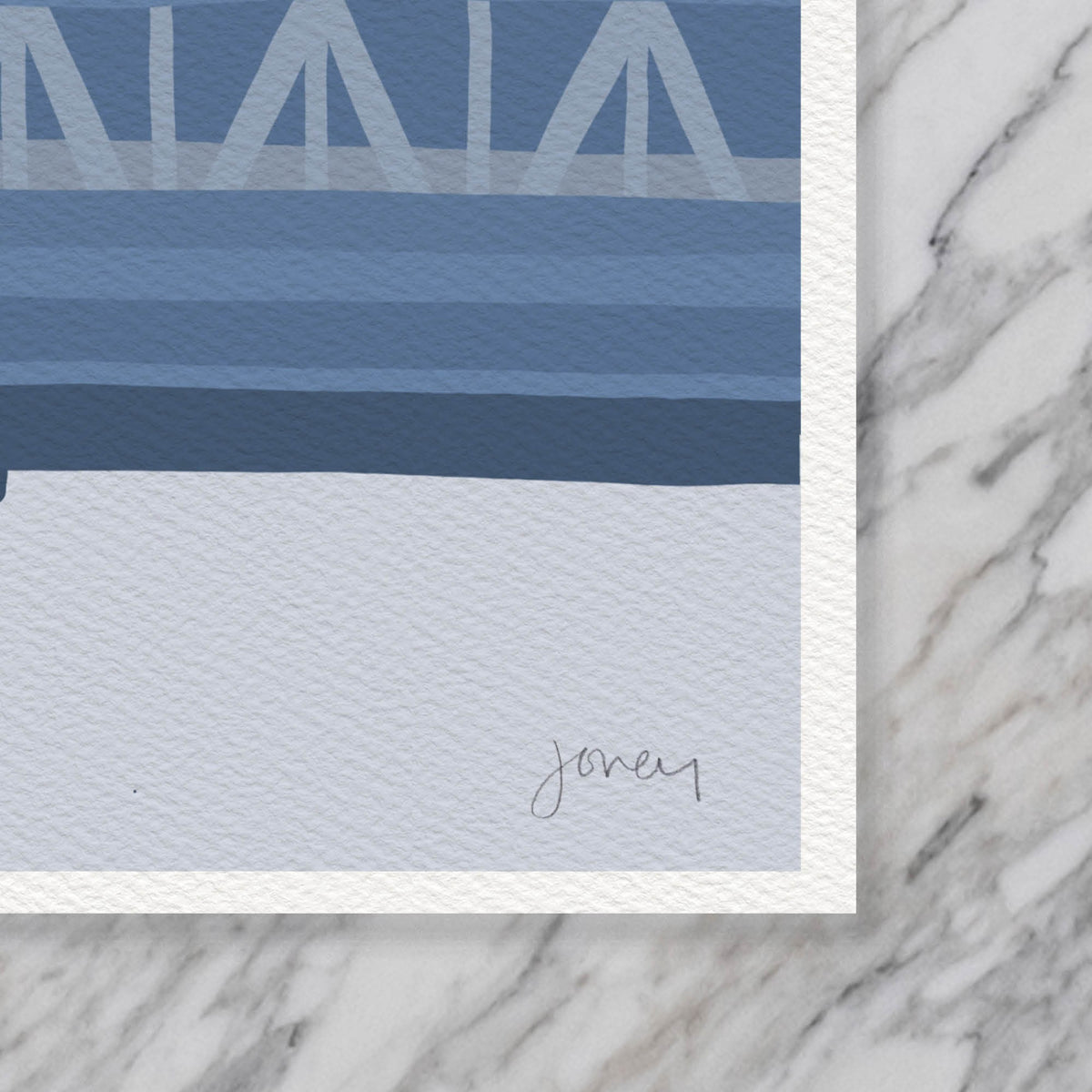 Manhattan Bridge Signed Art Print - 240324