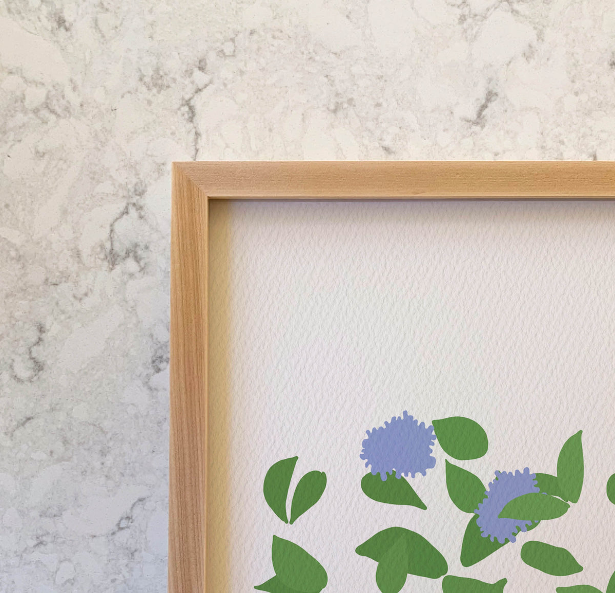 Hydrangea Garden Signed Art Print - 230827