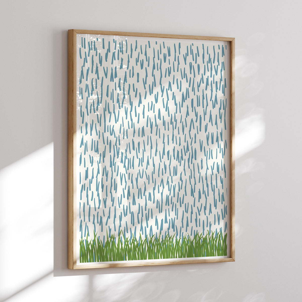 Spring Rain Signed Art Print - 141204