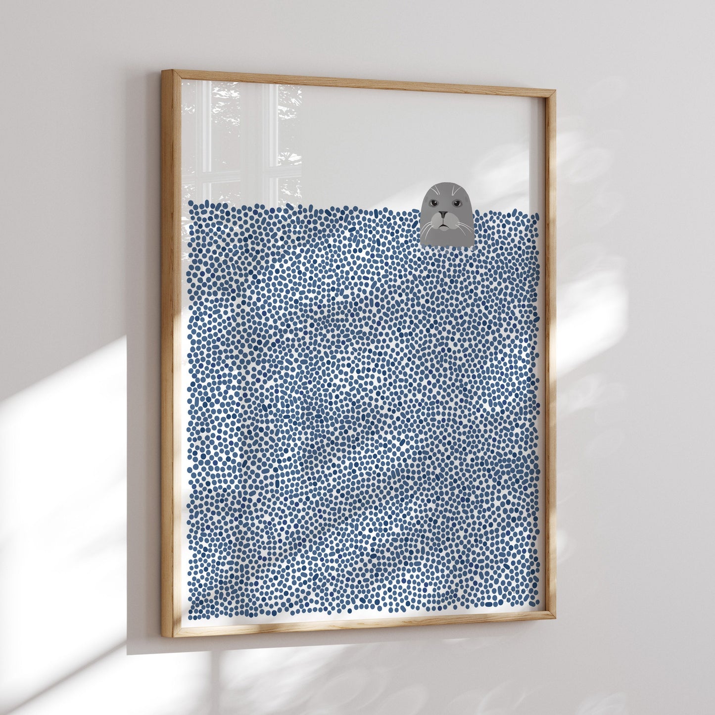 Harbor Seal Art Print - Unframed or Framed - 240121