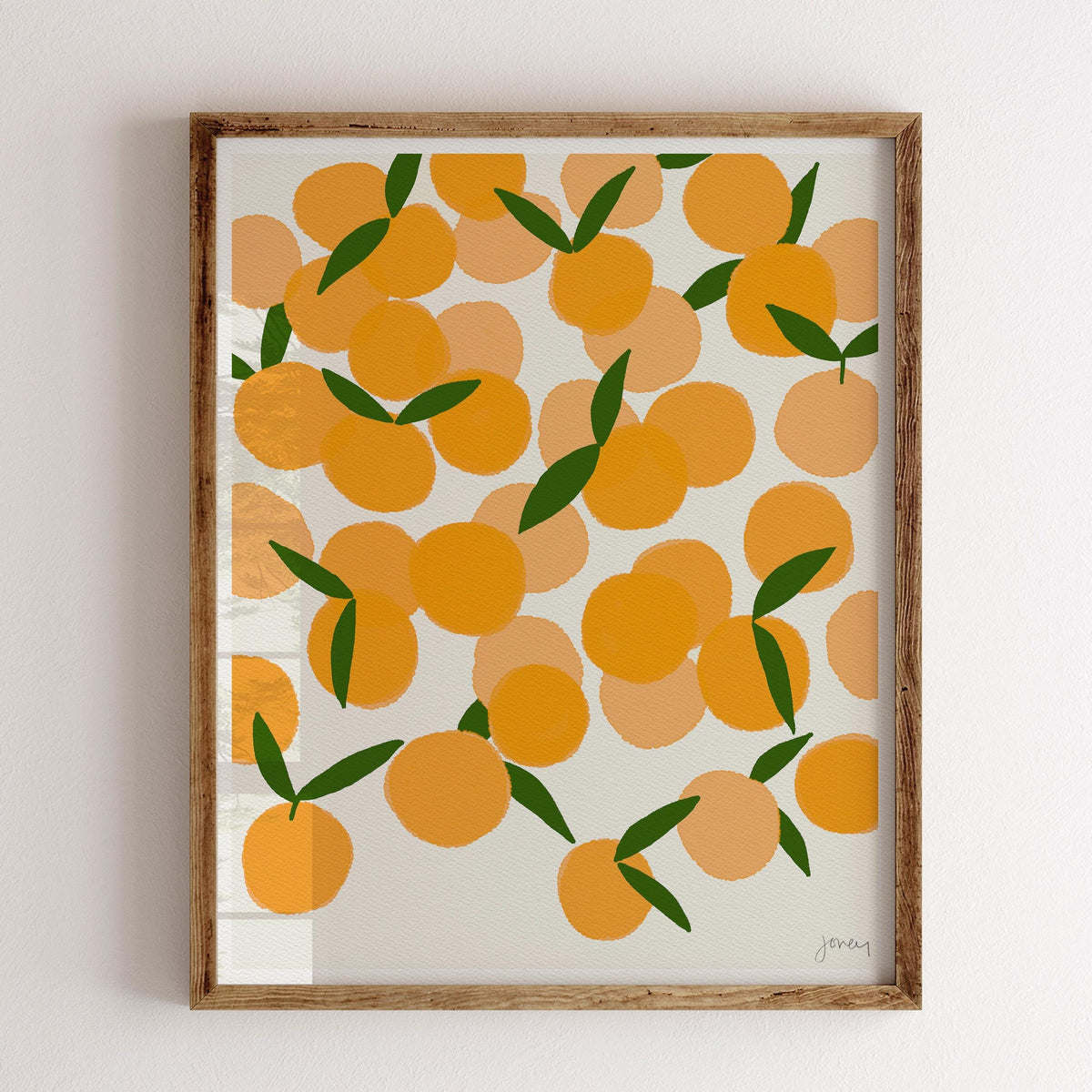 Clementines Oranges Signed Art Print - 111222
