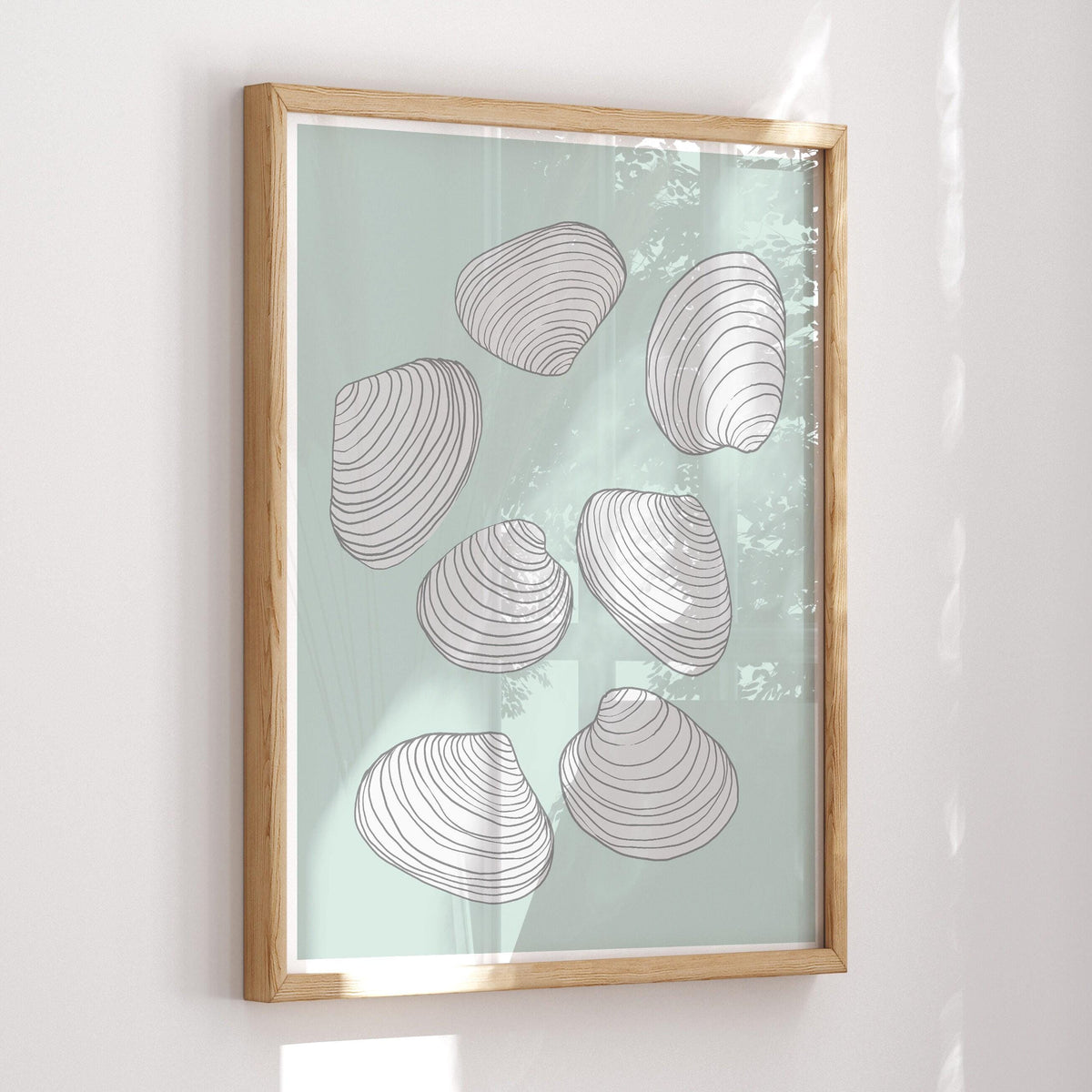 Clam Shells Signed Art Print - 130808