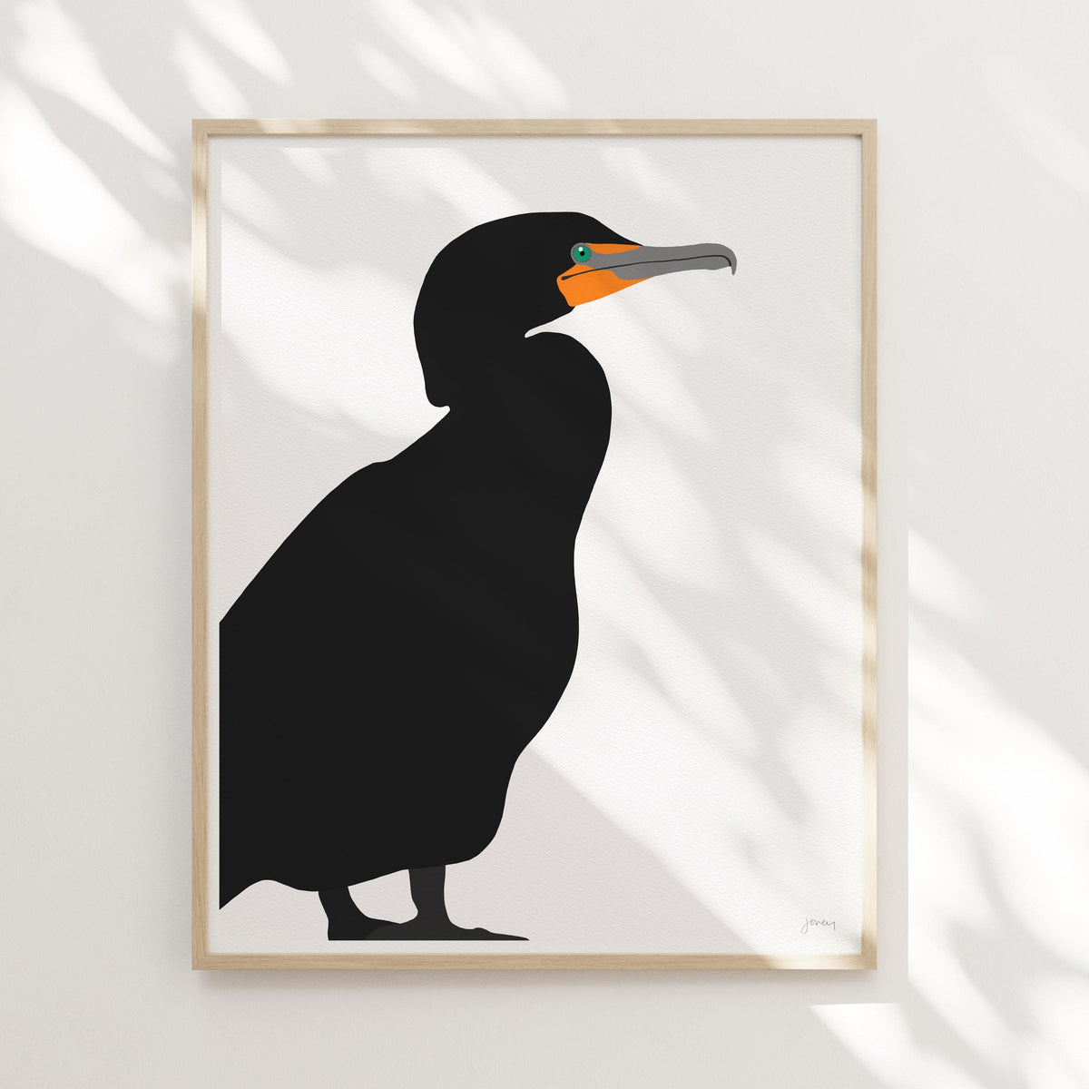 Cormorant Signed Art Print - 250622