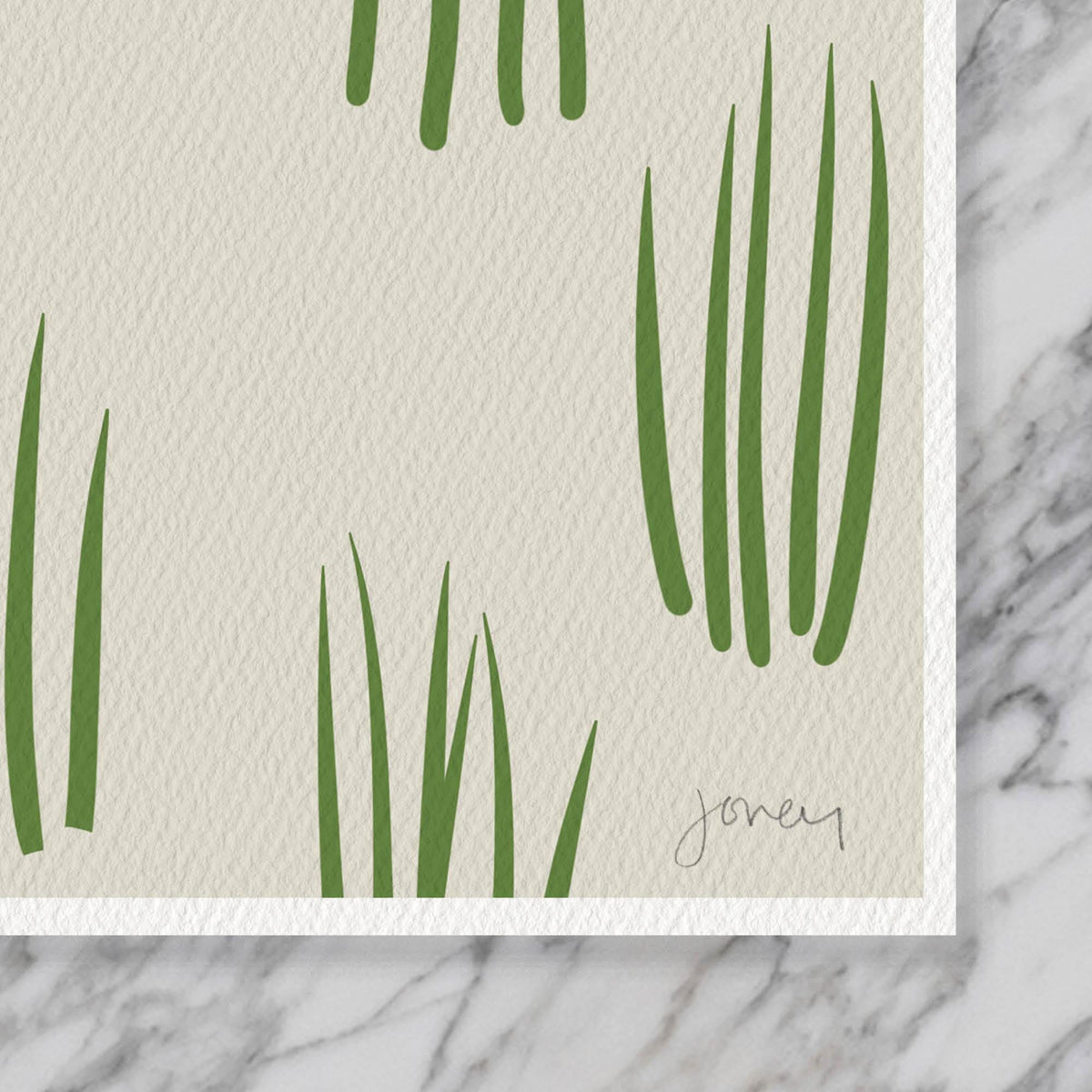Plovers in Grass Dunes Signed Art Print - 250124