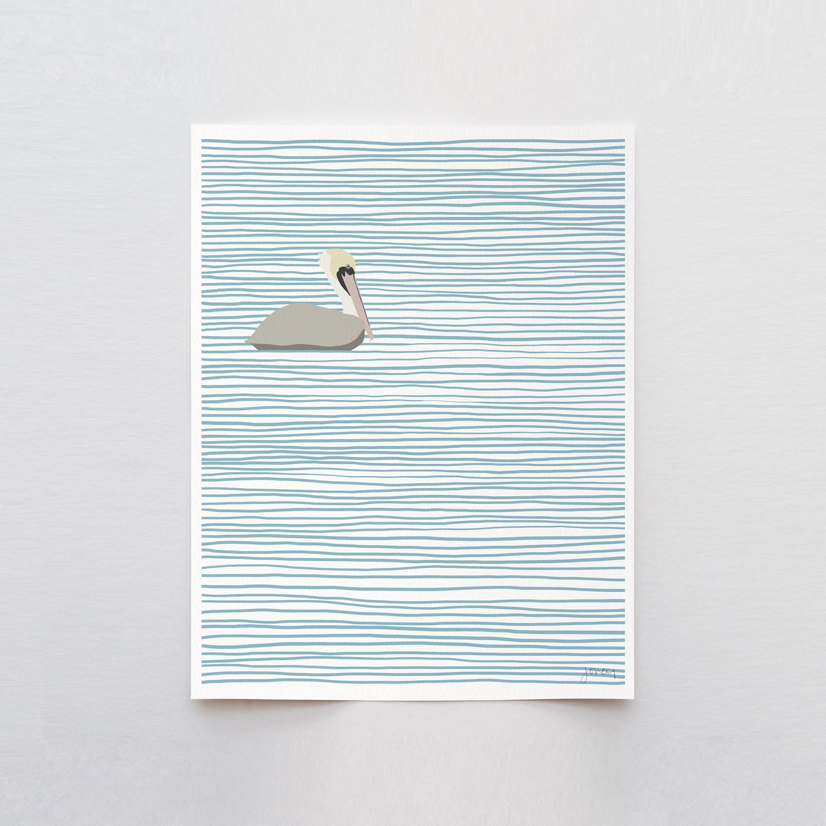 Pelican Signed Art Print - 230402