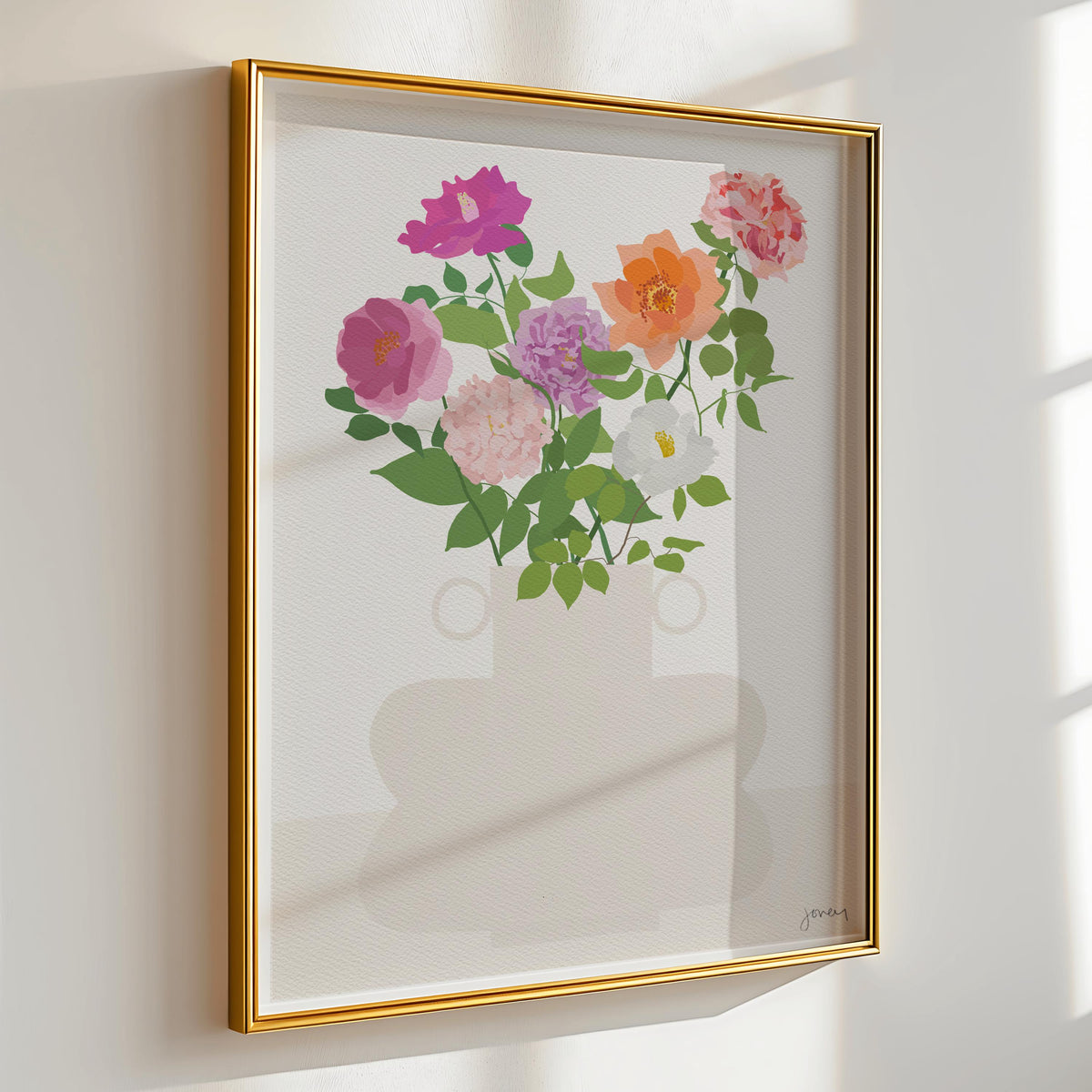 Roses Still Life Signed Art Print - 200808