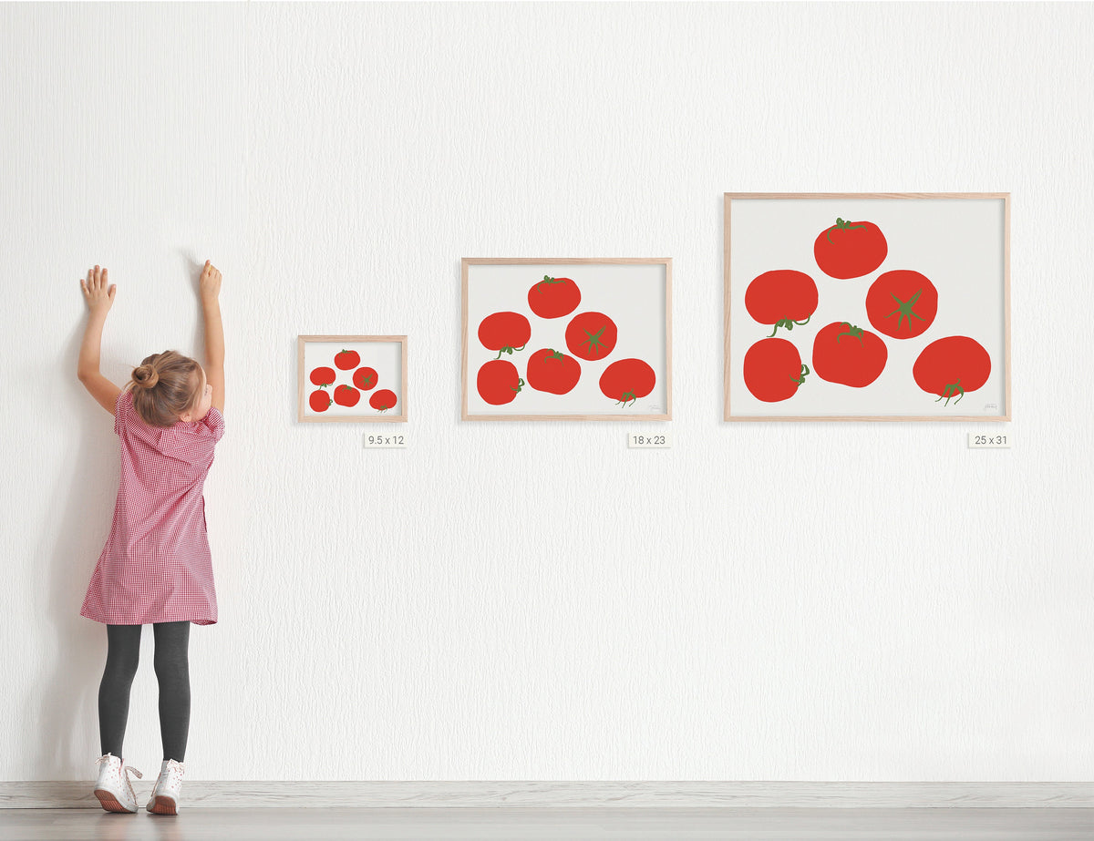 Red Tomatoes Signed Art Print - 230825