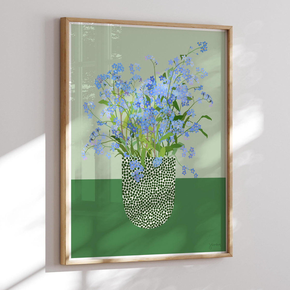 Forget-Me-Not Signed Art Print - 240428
