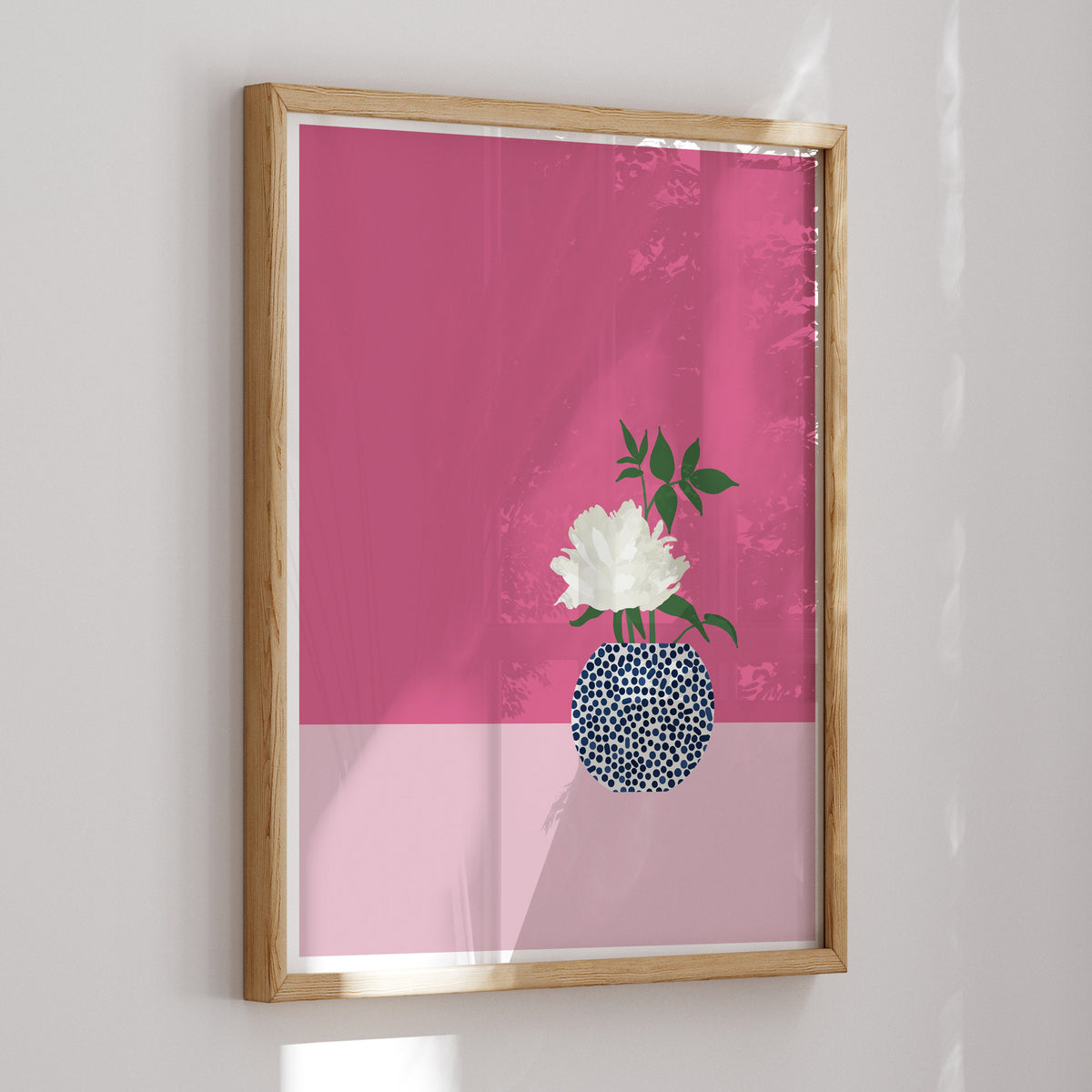 White Peony Still Life Signed Art Print - 220221