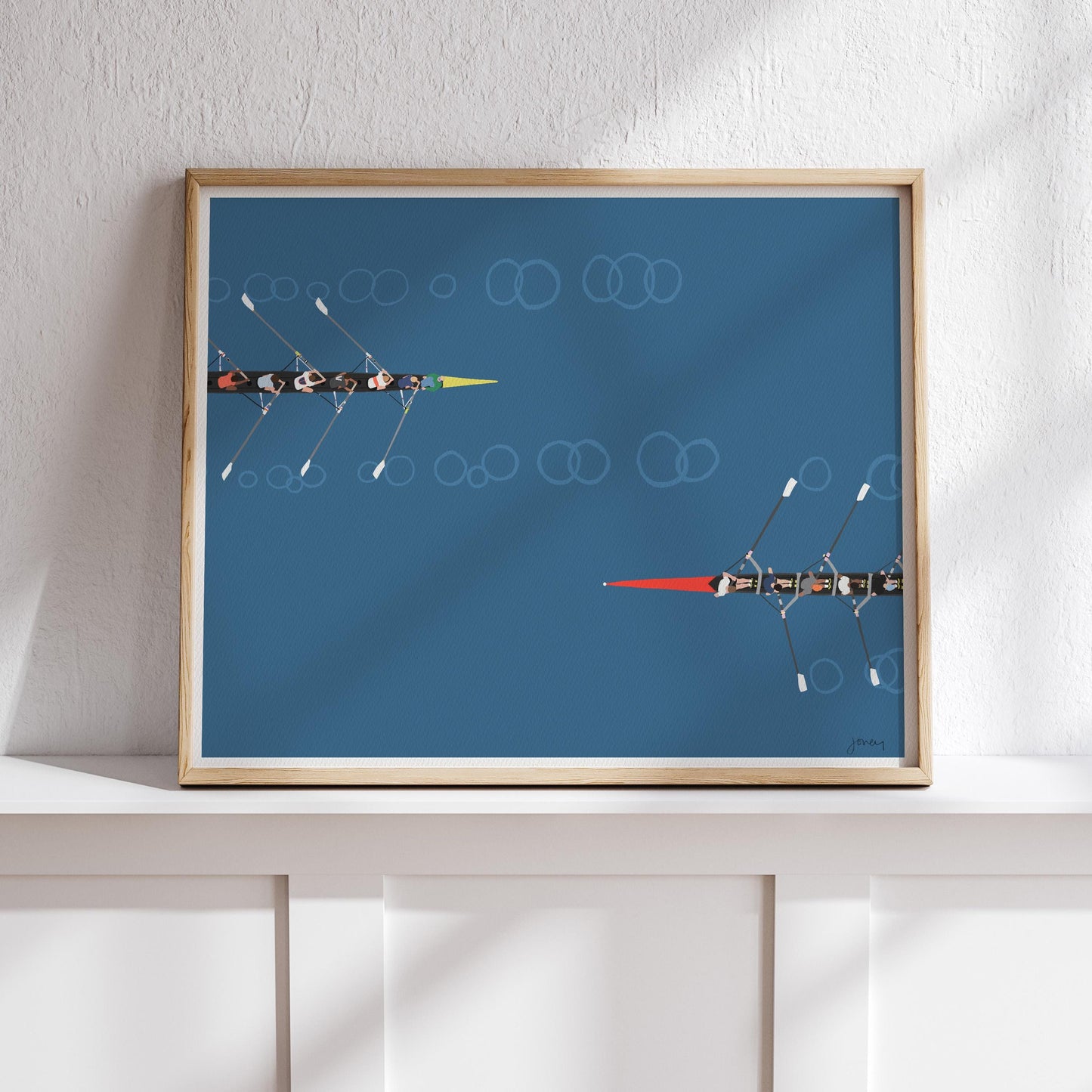 Crew Race Art Print - Unframed or Framed - 250514