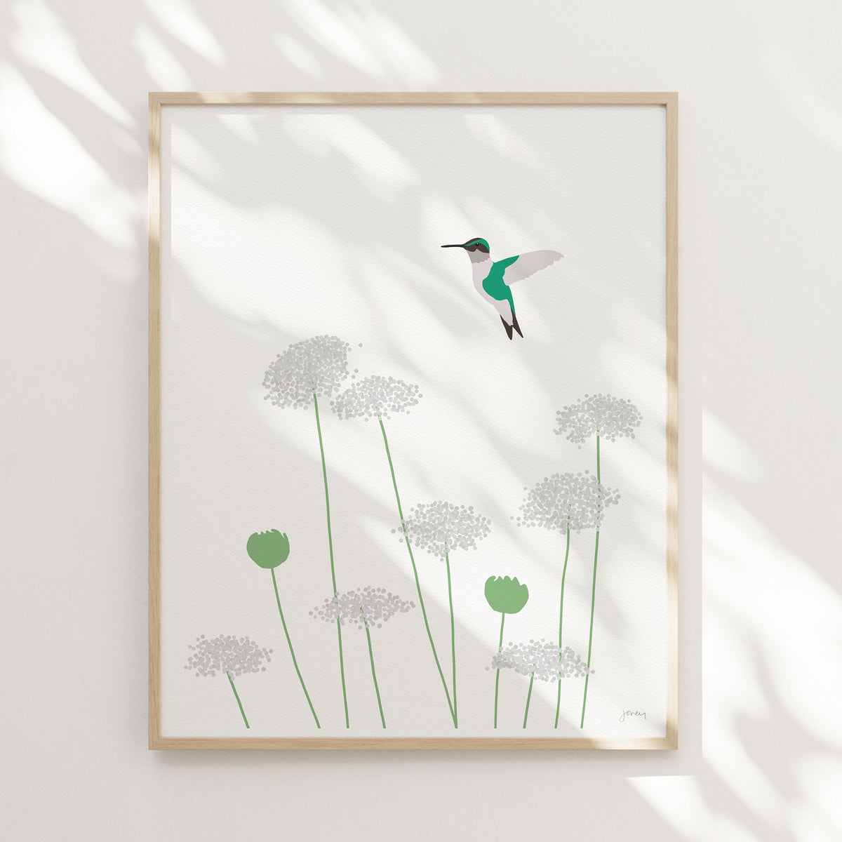 Hummingbird Signed Art Print - 140325
