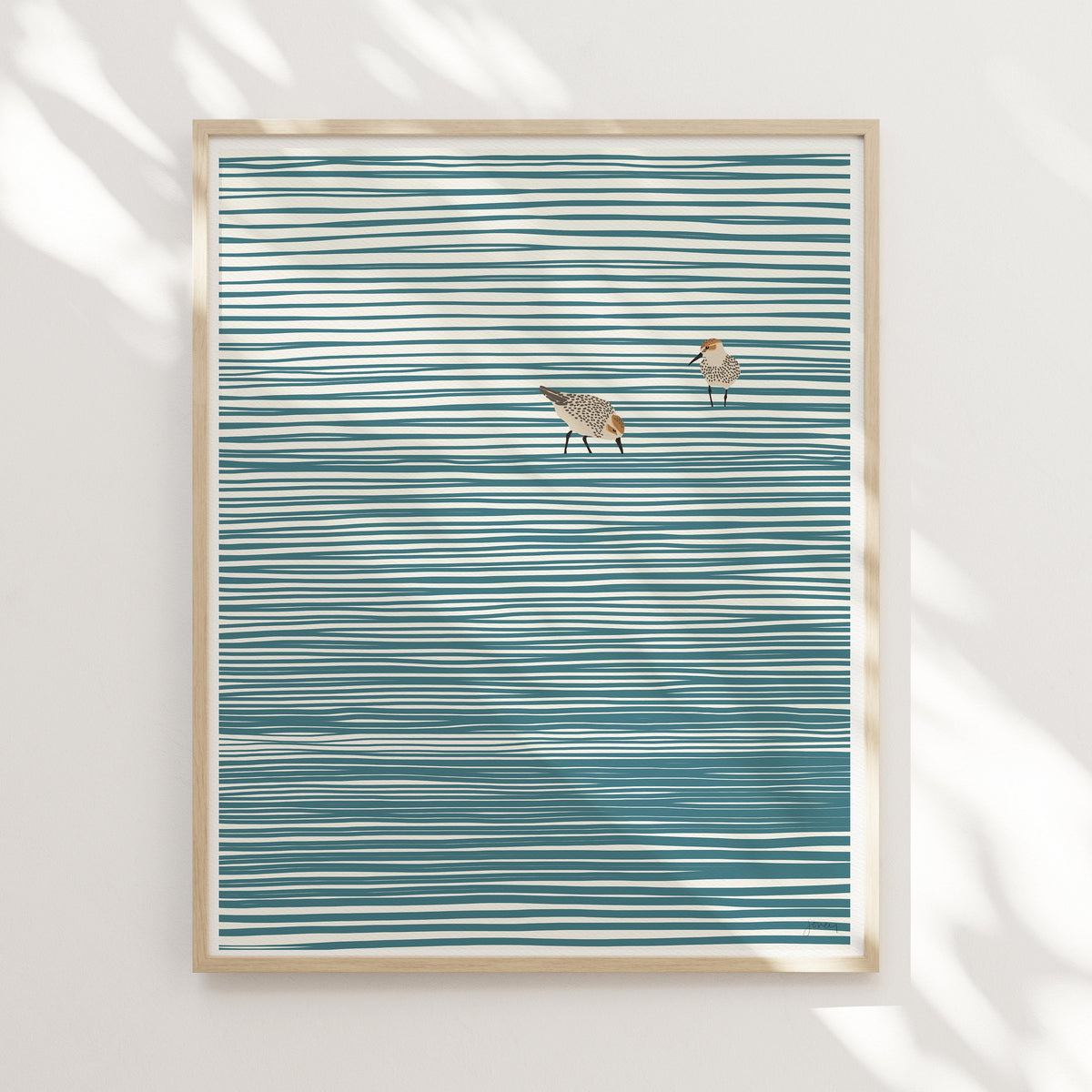 Sandpipers Signed Art Print - 141105