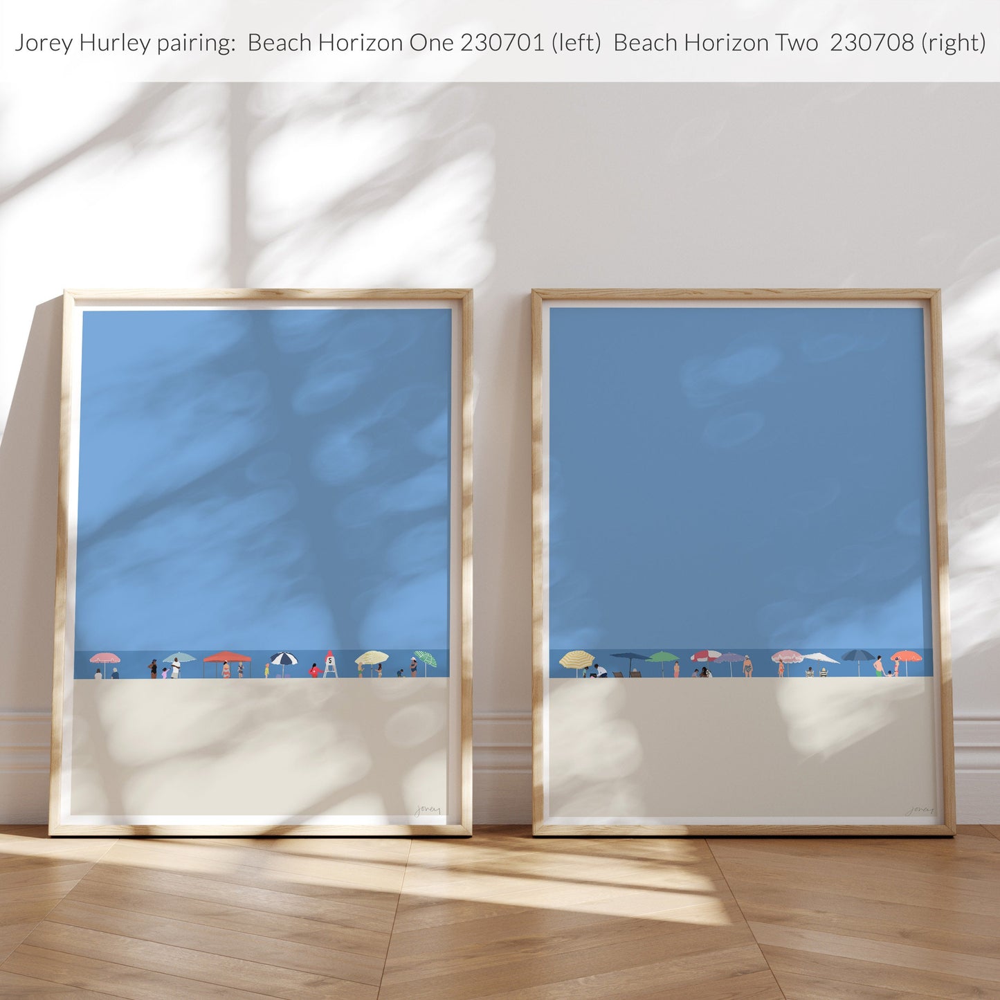 Beach Horizon Art Print 2 - Unframed or Framed - 230708