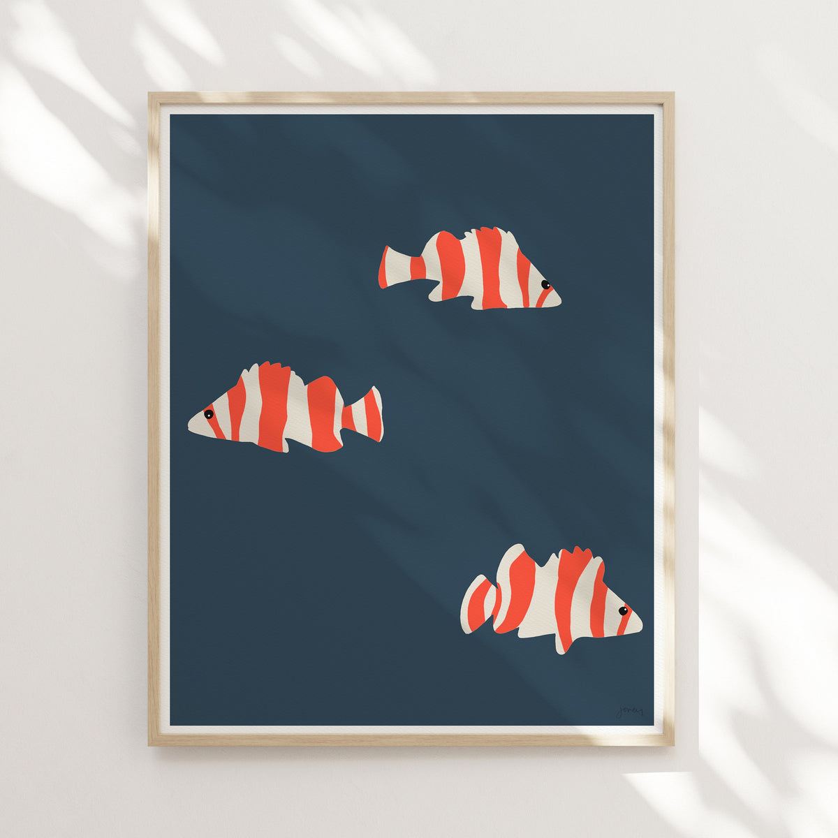 Red Banded Rockfish Signed Art Print - 130114