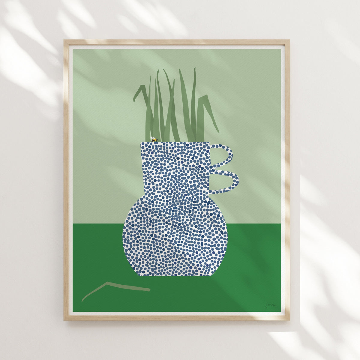 Sedge Grass Still Life Signed Art Print - 201019