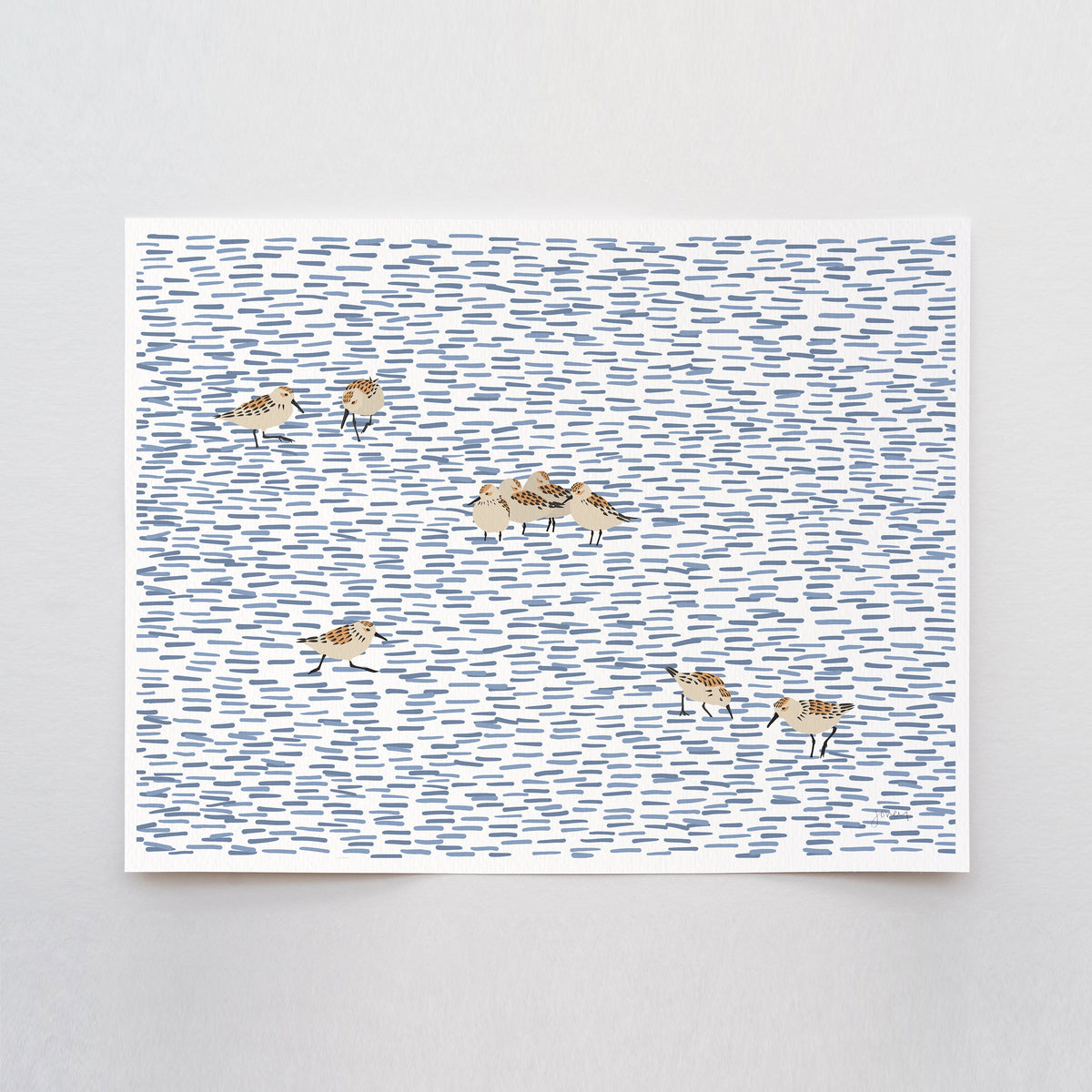 Shorebirds Signed Art Print - 220322