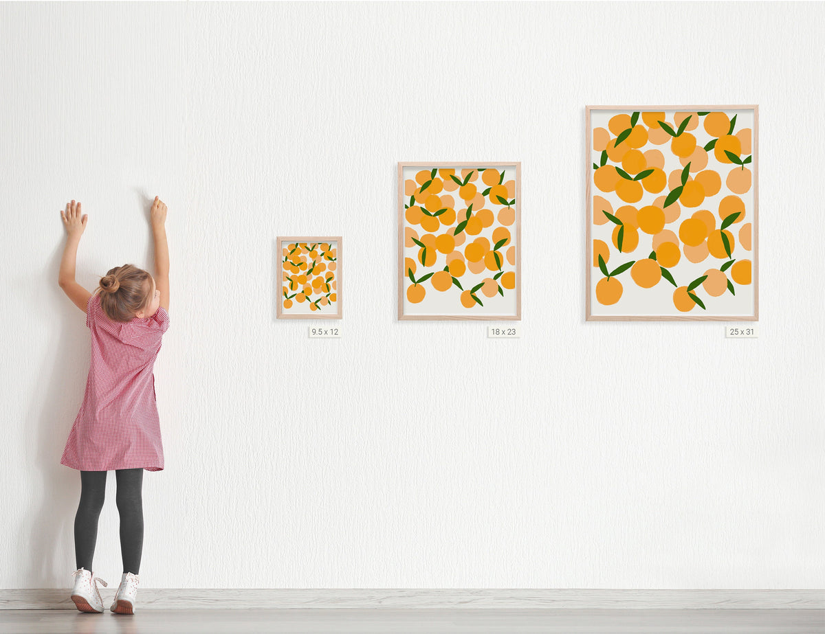 Clementines Oranges Signed Art Print - 111222
