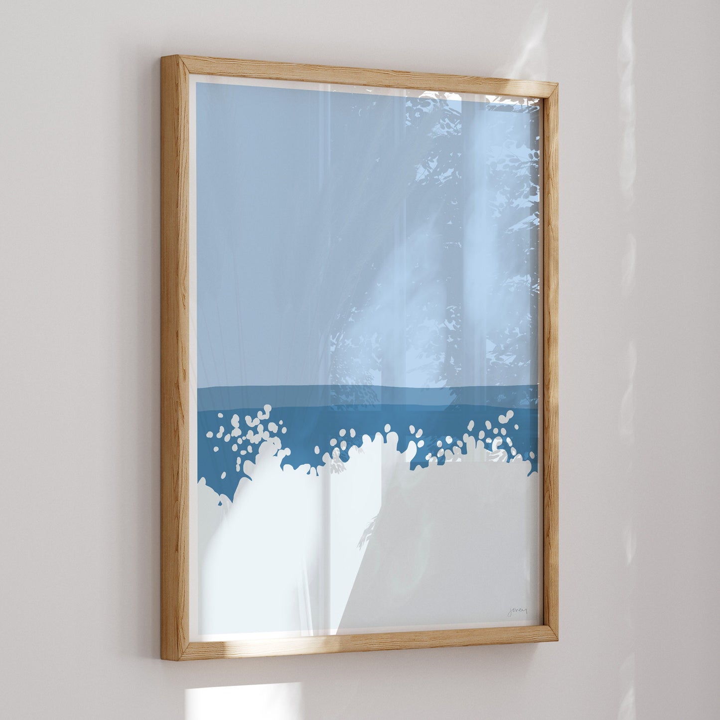 Breaking Waves Art Print - Unframed or Framed - 130507