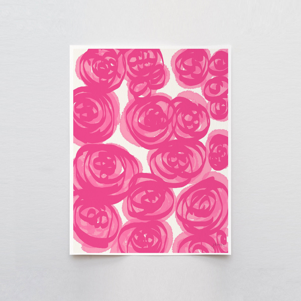 Peonies Signed Art Print - 110626