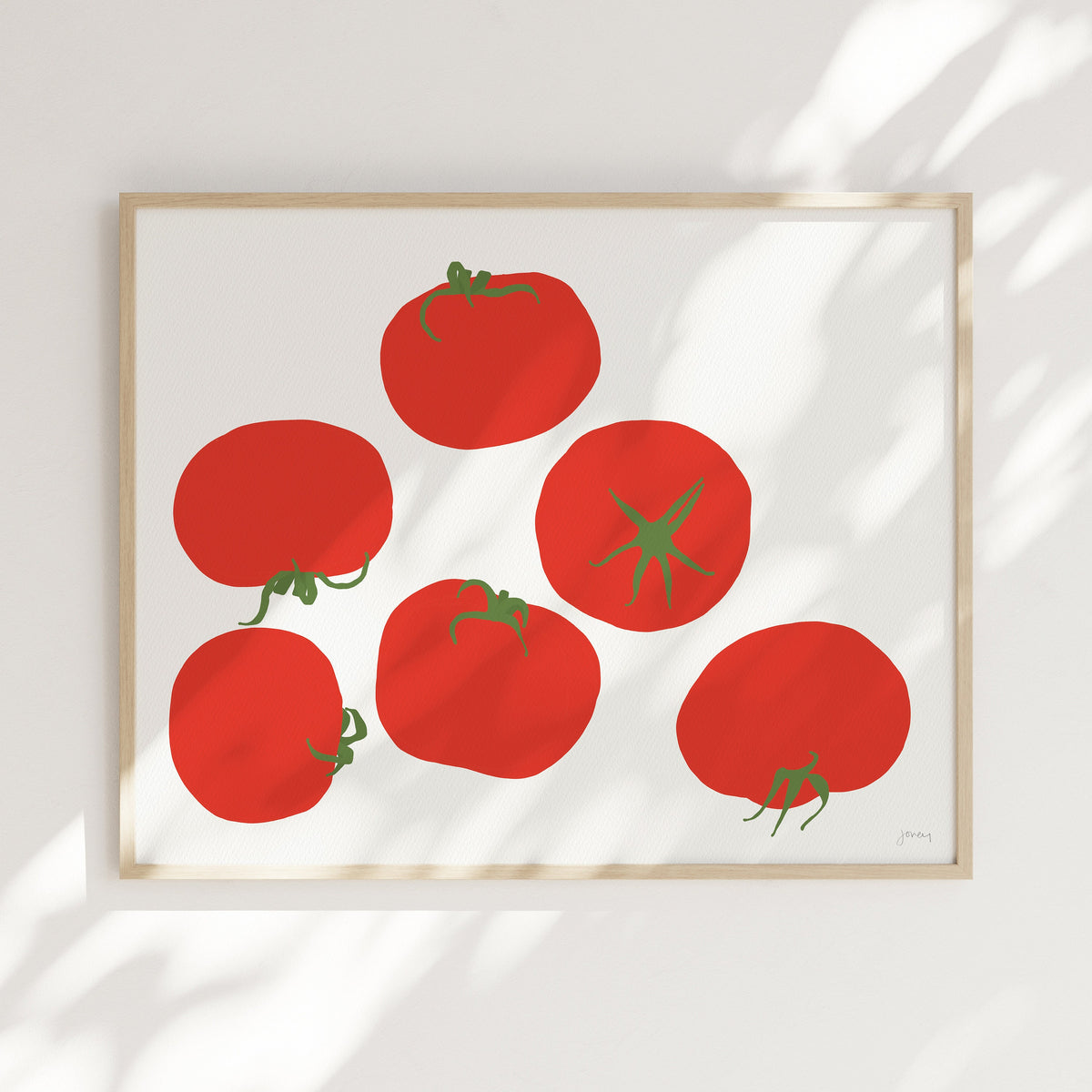 Red Tomatoes Signed Art Print - 230825