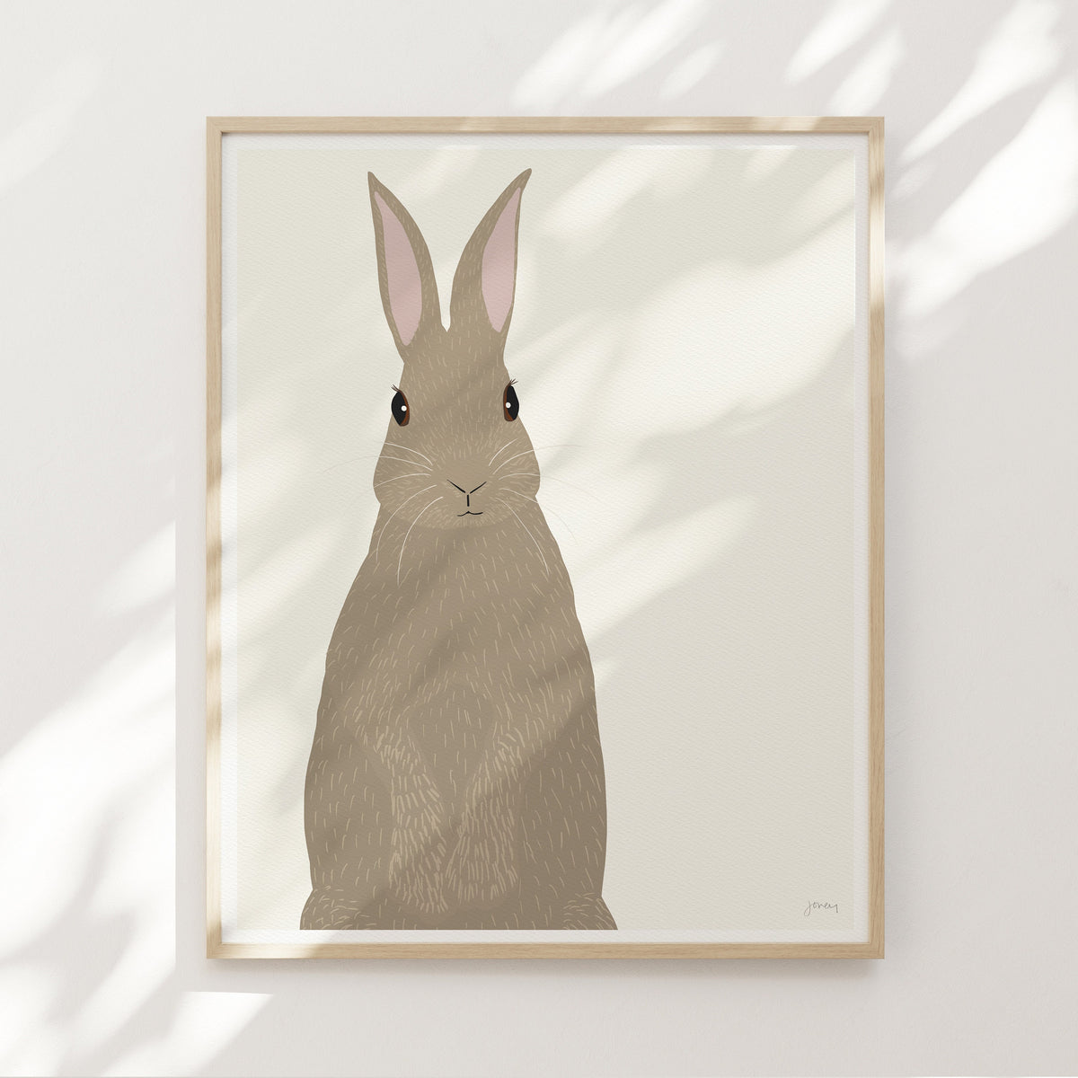 Cottontail Signed Art Print - 160106