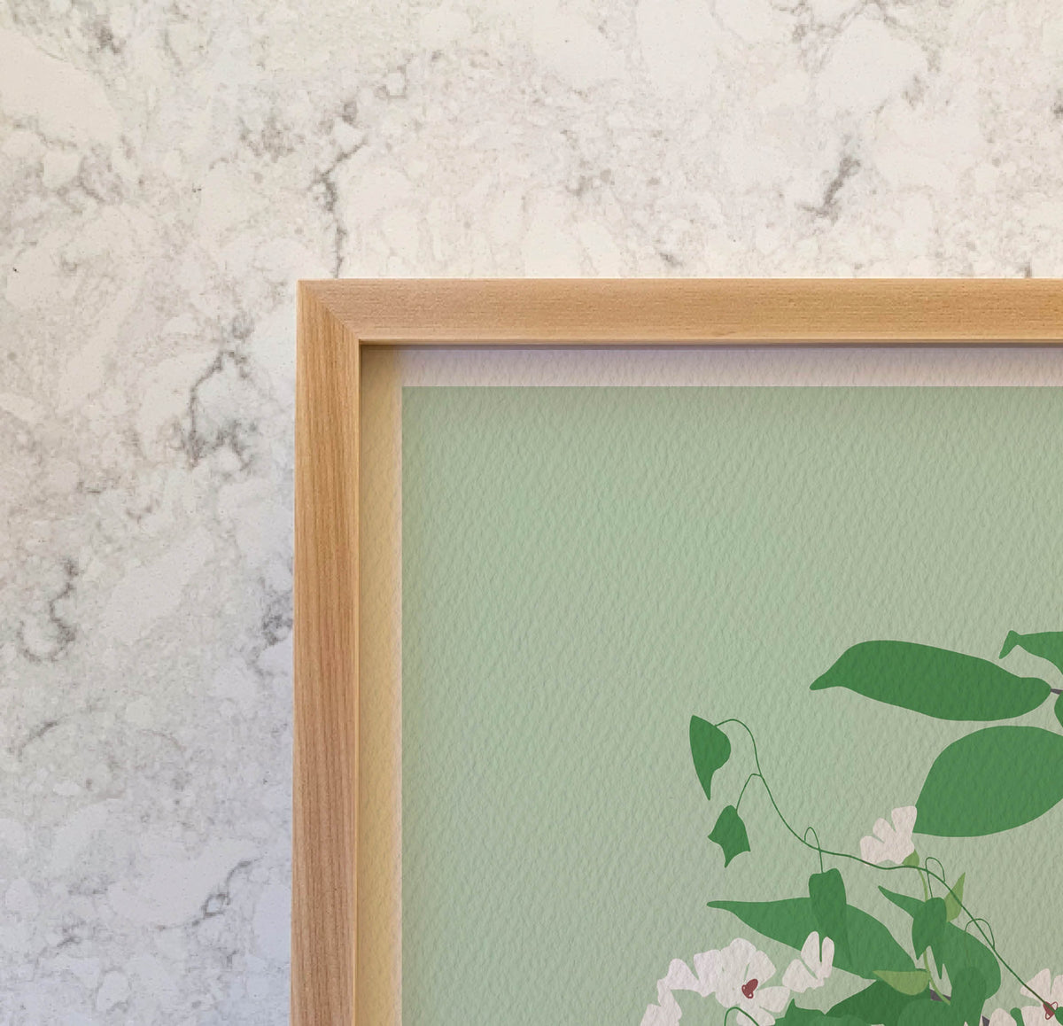 Japanese Snowbell Still Life Signed Art Print - 200705