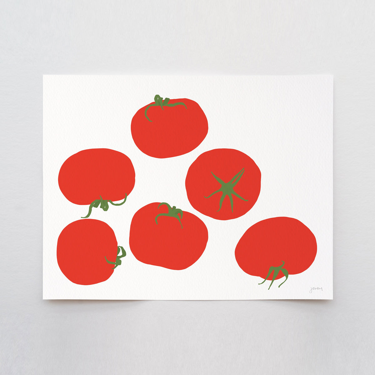 Red Tomatoes Signed Art Print - 230825