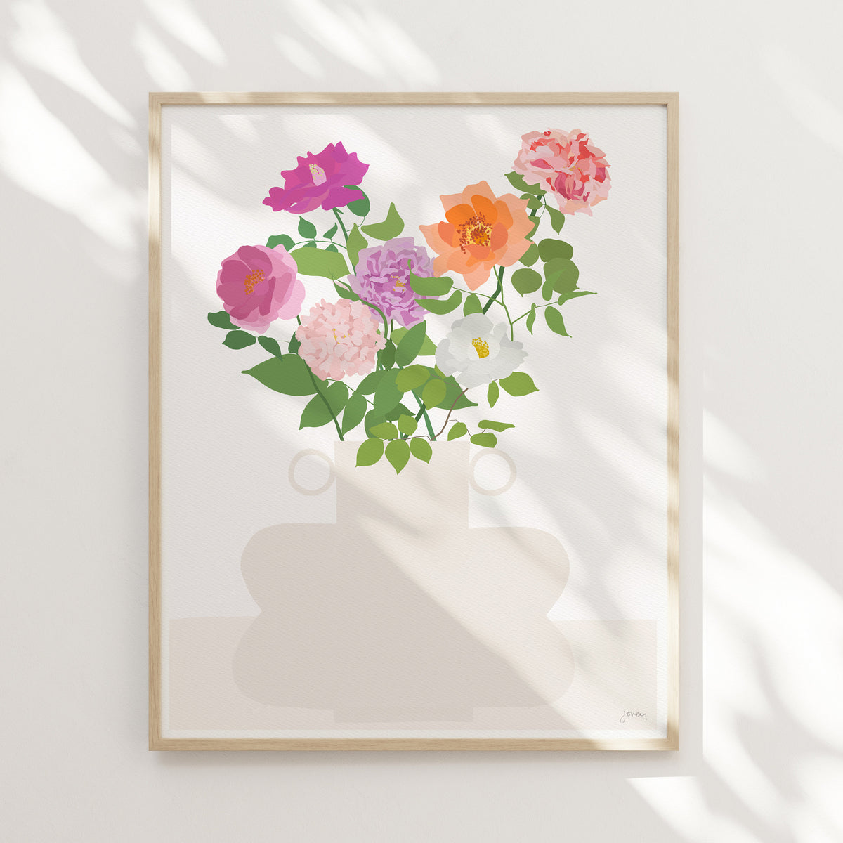 Roses Still Life Signed Art Print - 200808