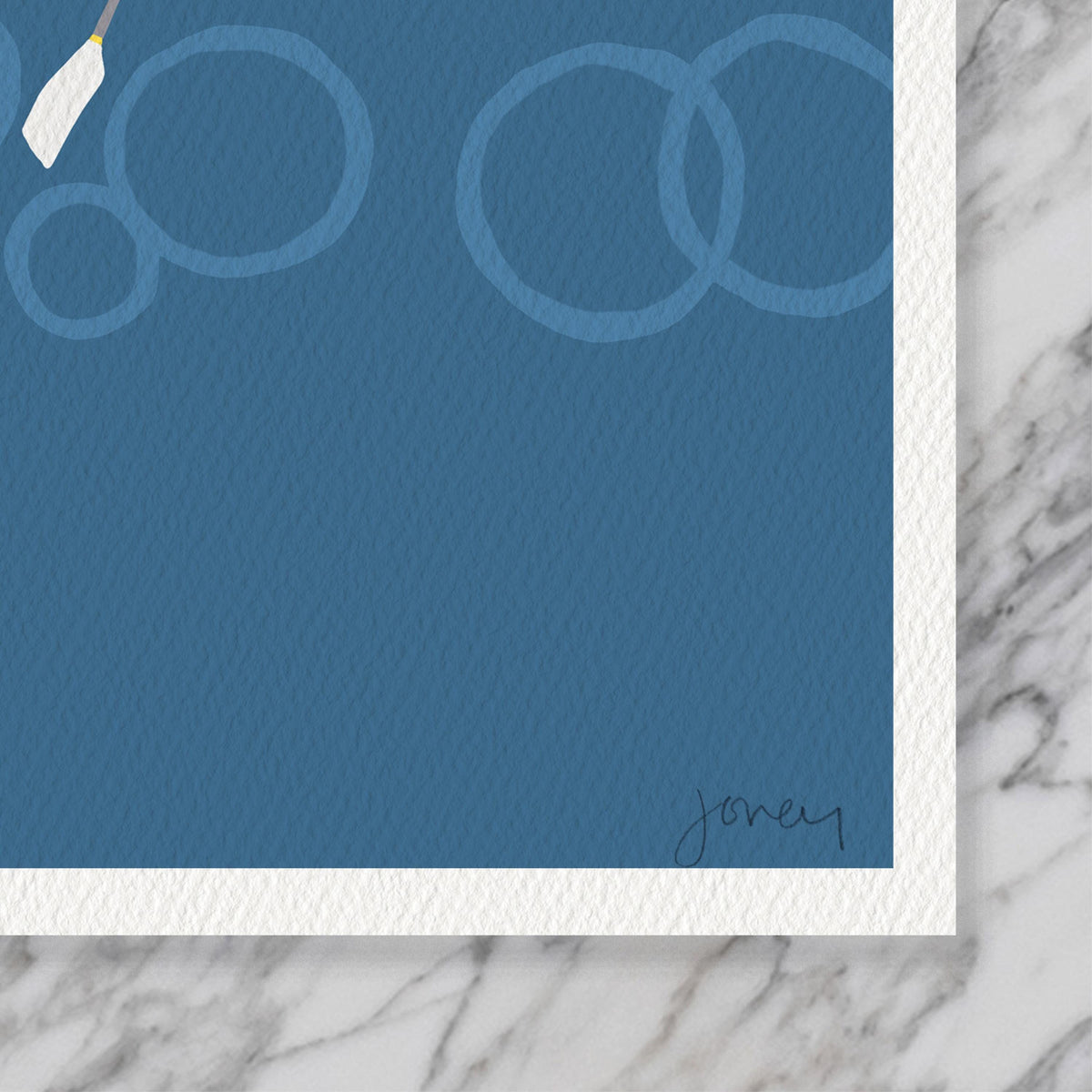 Rowing Signed Art Print - 250427