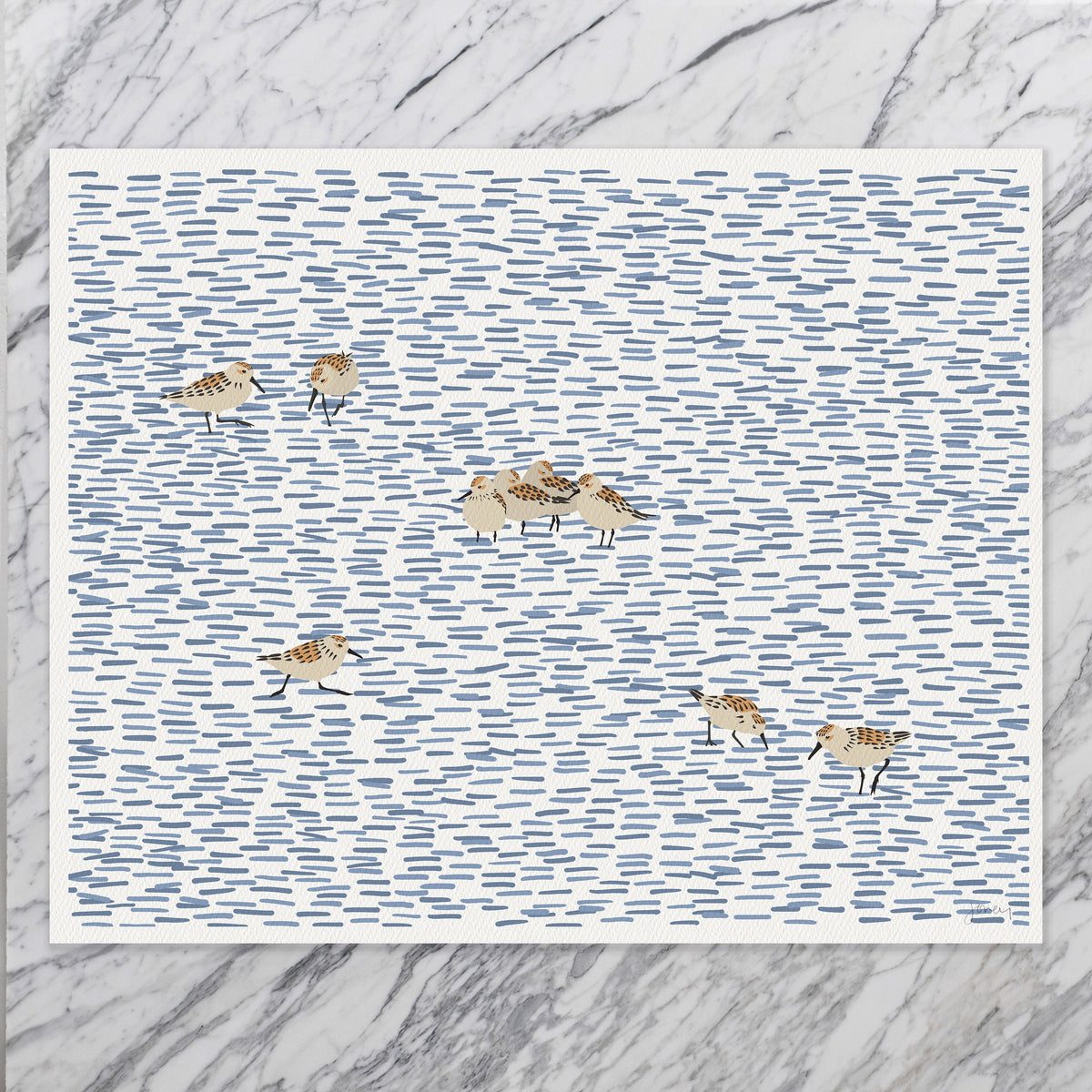 Shorebirds Signed Art Print - 220322