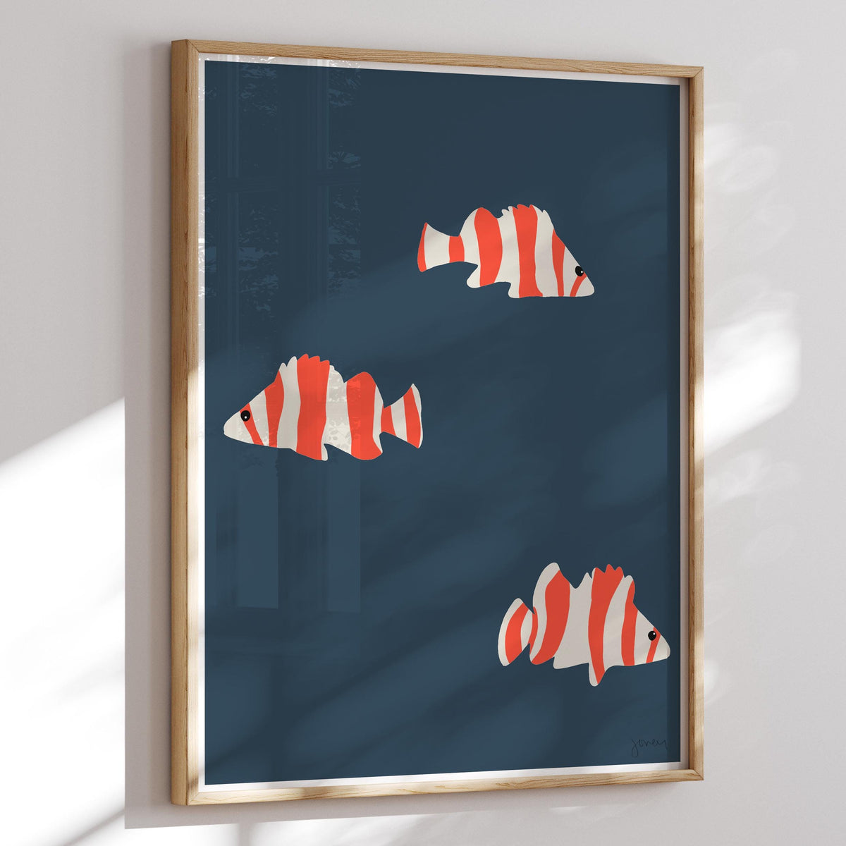 Red Banded Rockfish Signed Art Print - 130114