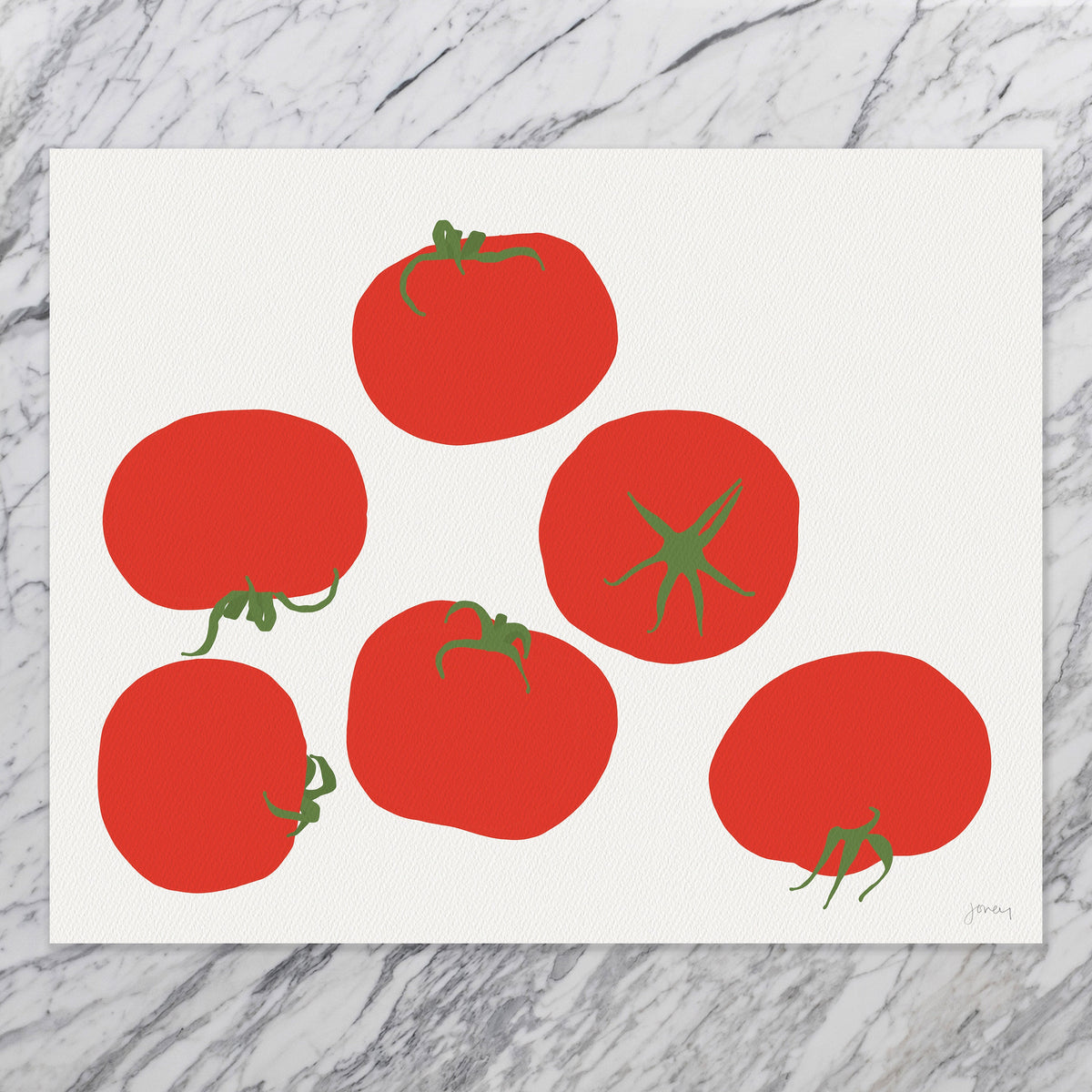 Red Tomatoes Signed Art Print - 230825