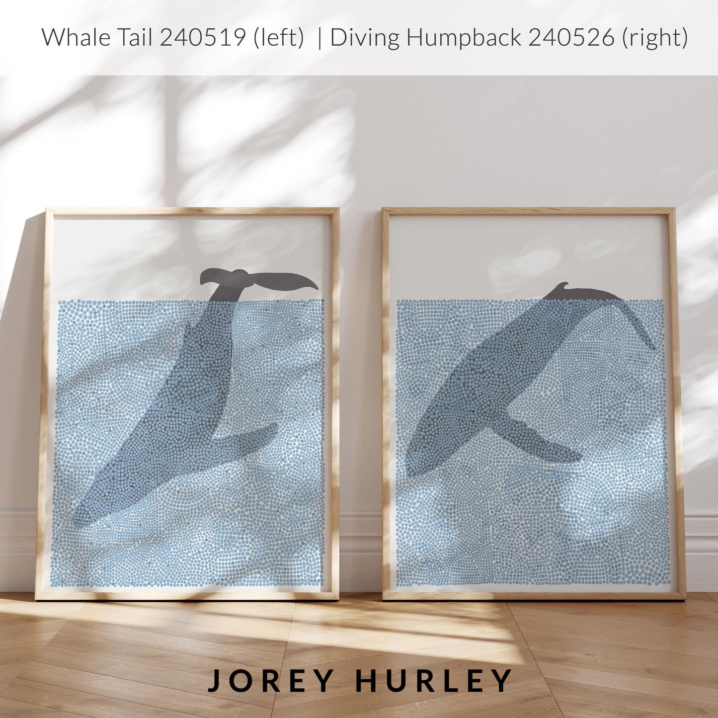 Abstract Whale Tale Art Print - Unframed or Framed - 240519