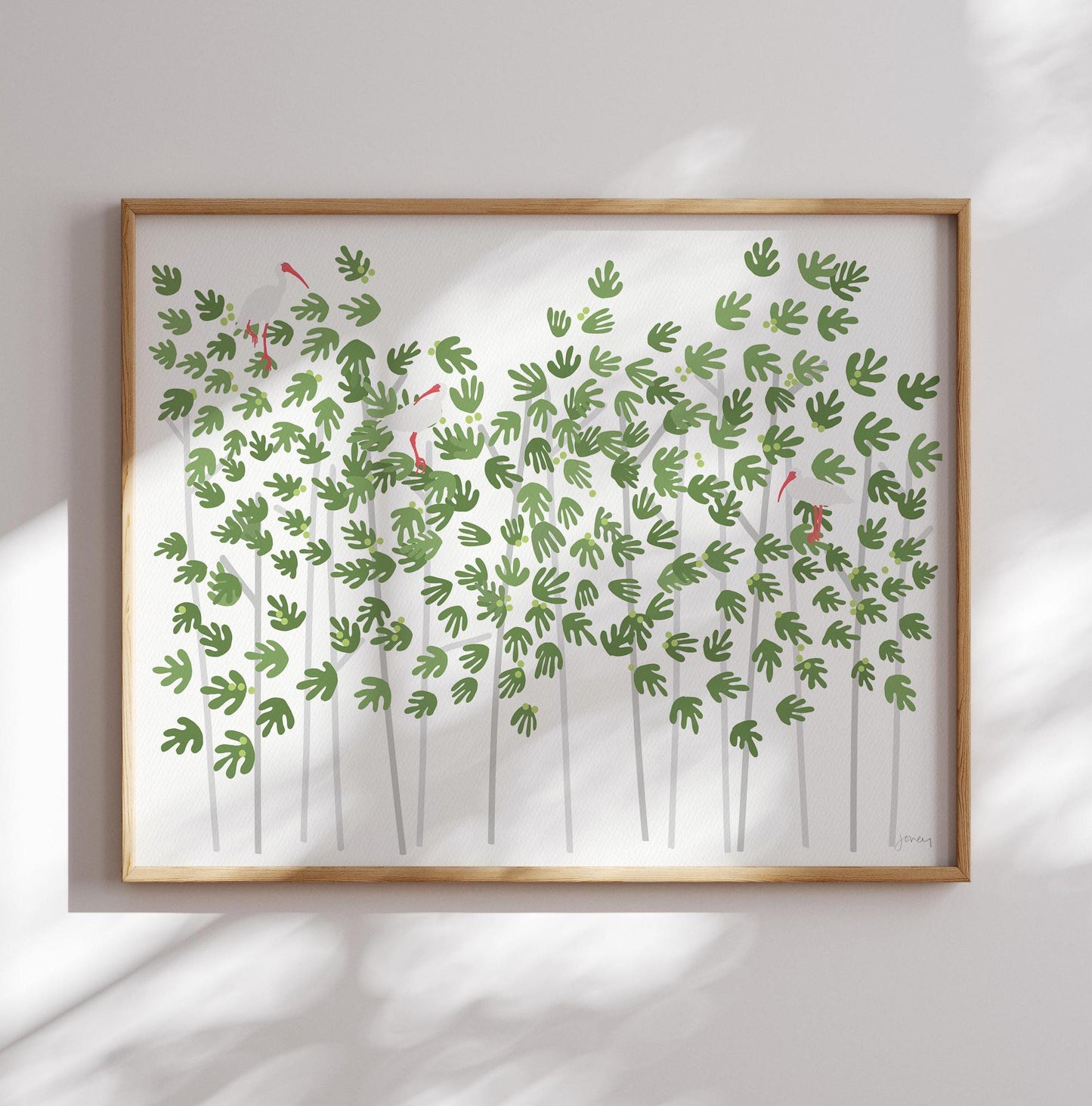 Ibis in Everglades Art Print - Unframed or Framed - 250302