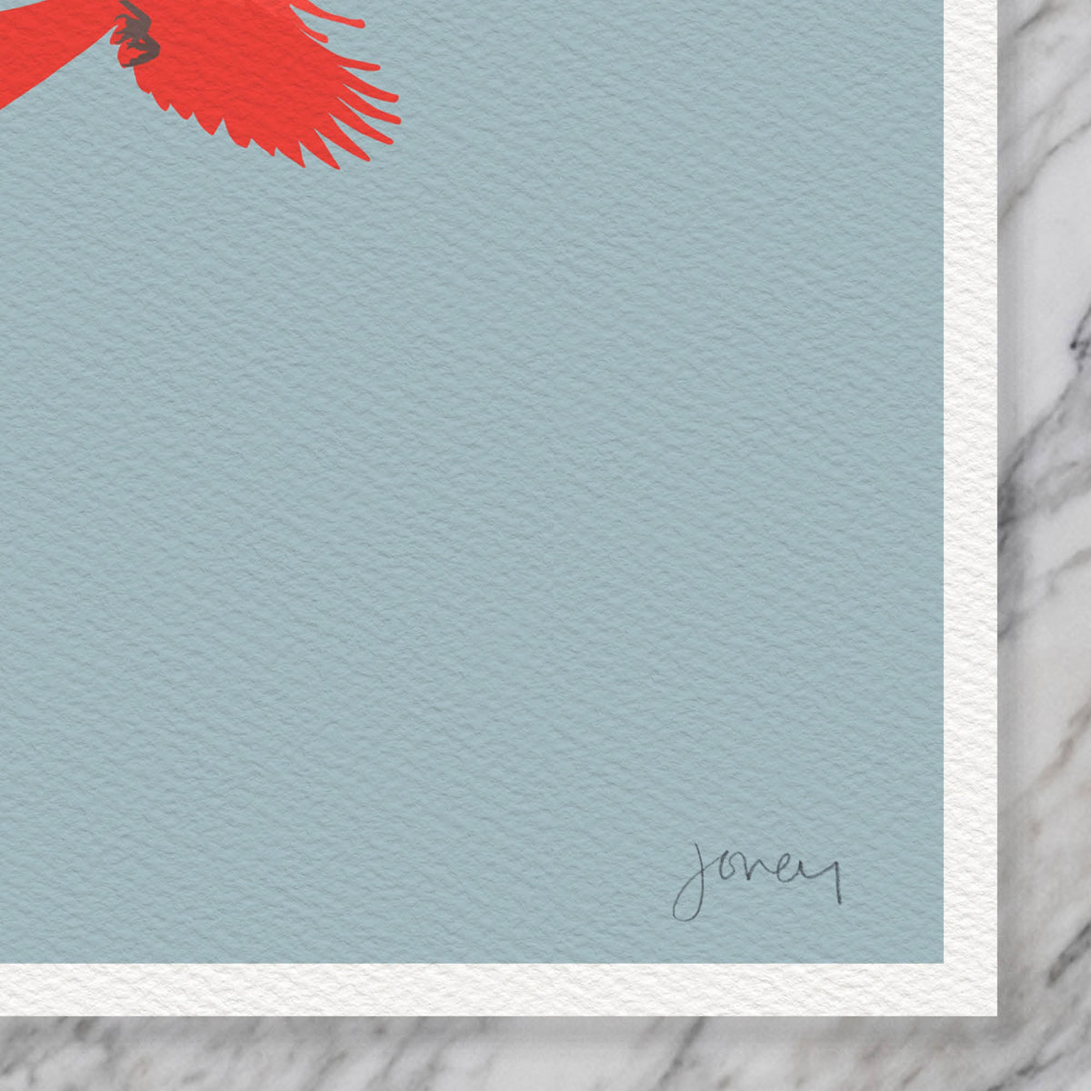 Flying Cardinals Signed Art Print - 231202