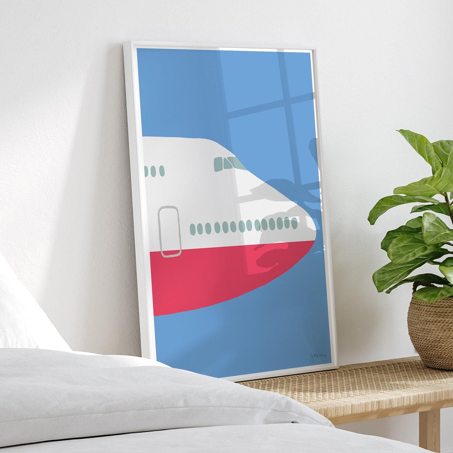 Plane Nose Art Print - Unframed or Framed - 230203