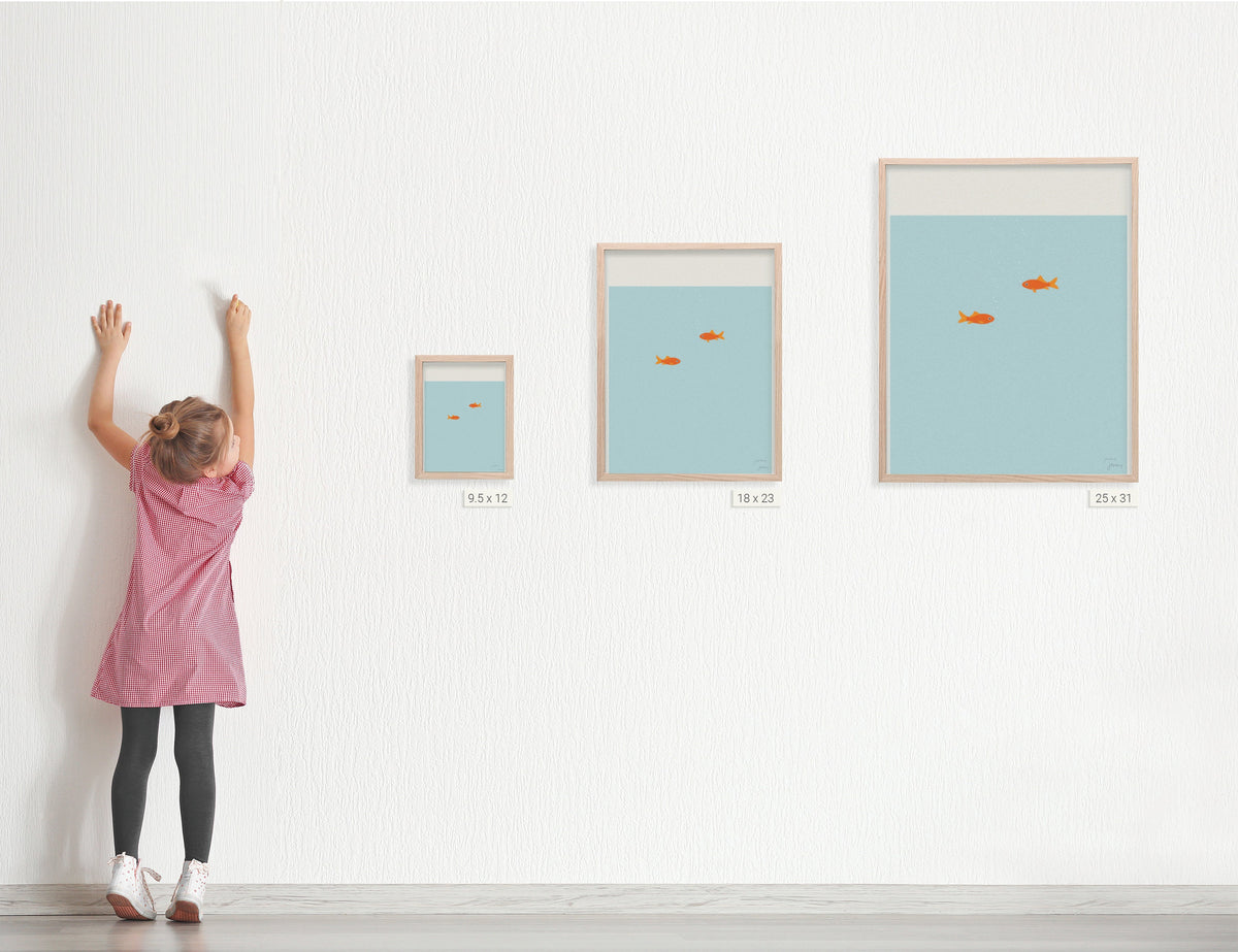 Goldfish Signed Art Print - 160103