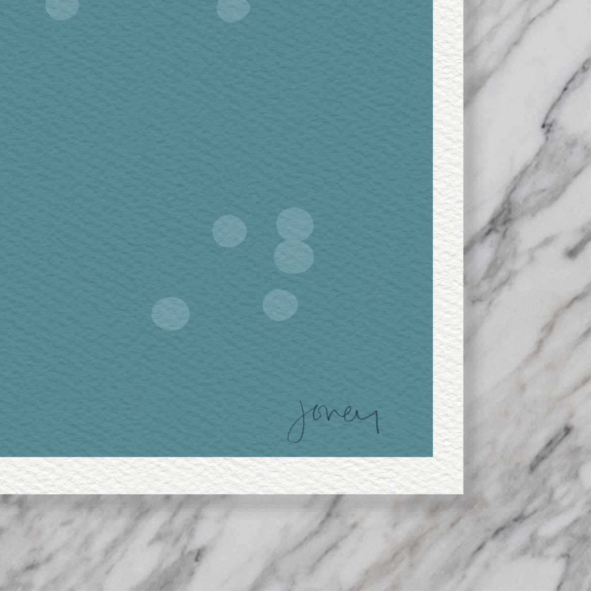 Seagull Floating on Water Signed Art Print - 140724