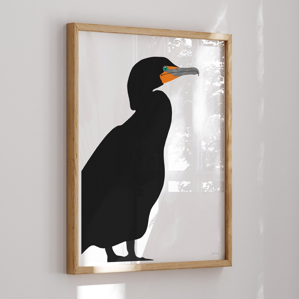 Cormorant Signed Art Print - 250622