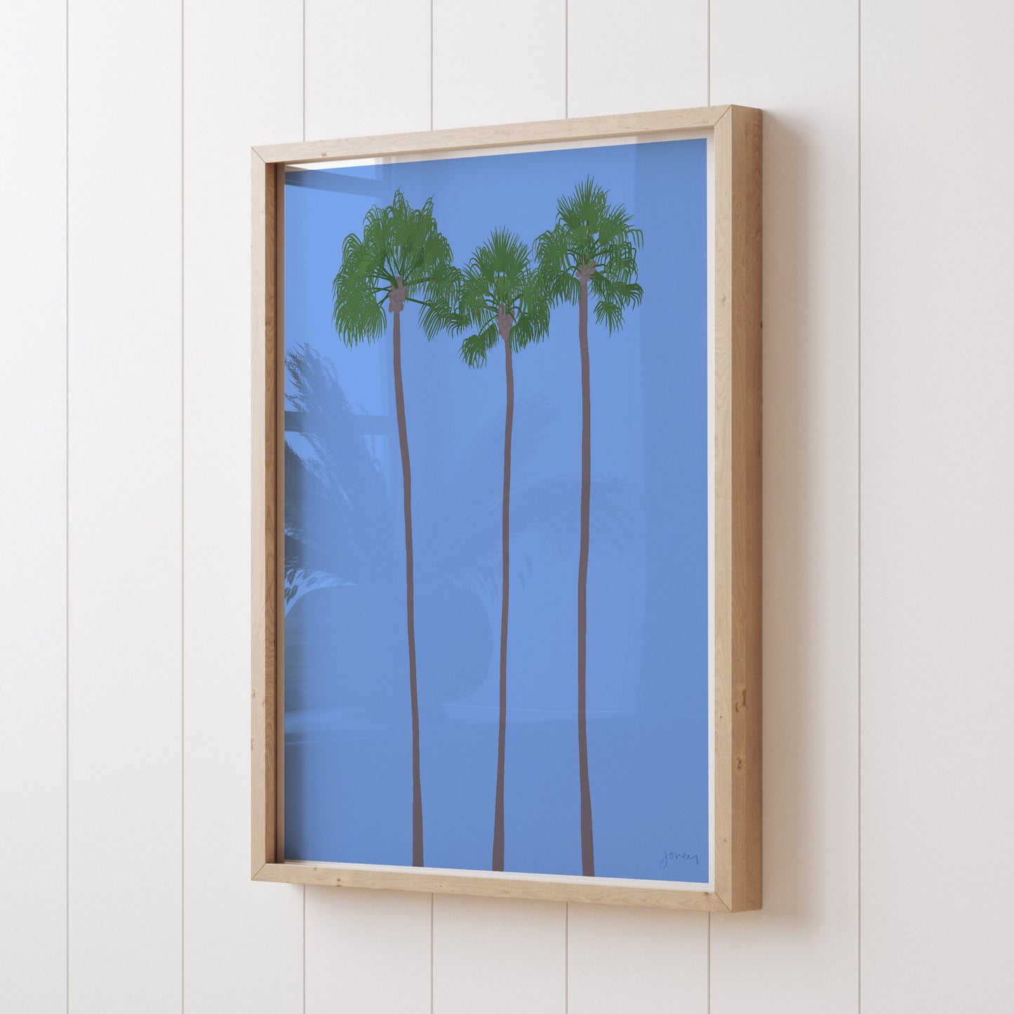 Mexican Fan Palms Trees Art Print - Unframed or Framed - 210906