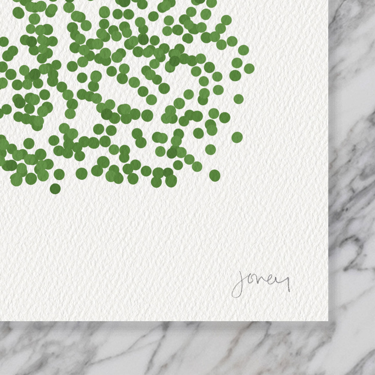 Summer Maple Landscape Signed Art Print - 250326