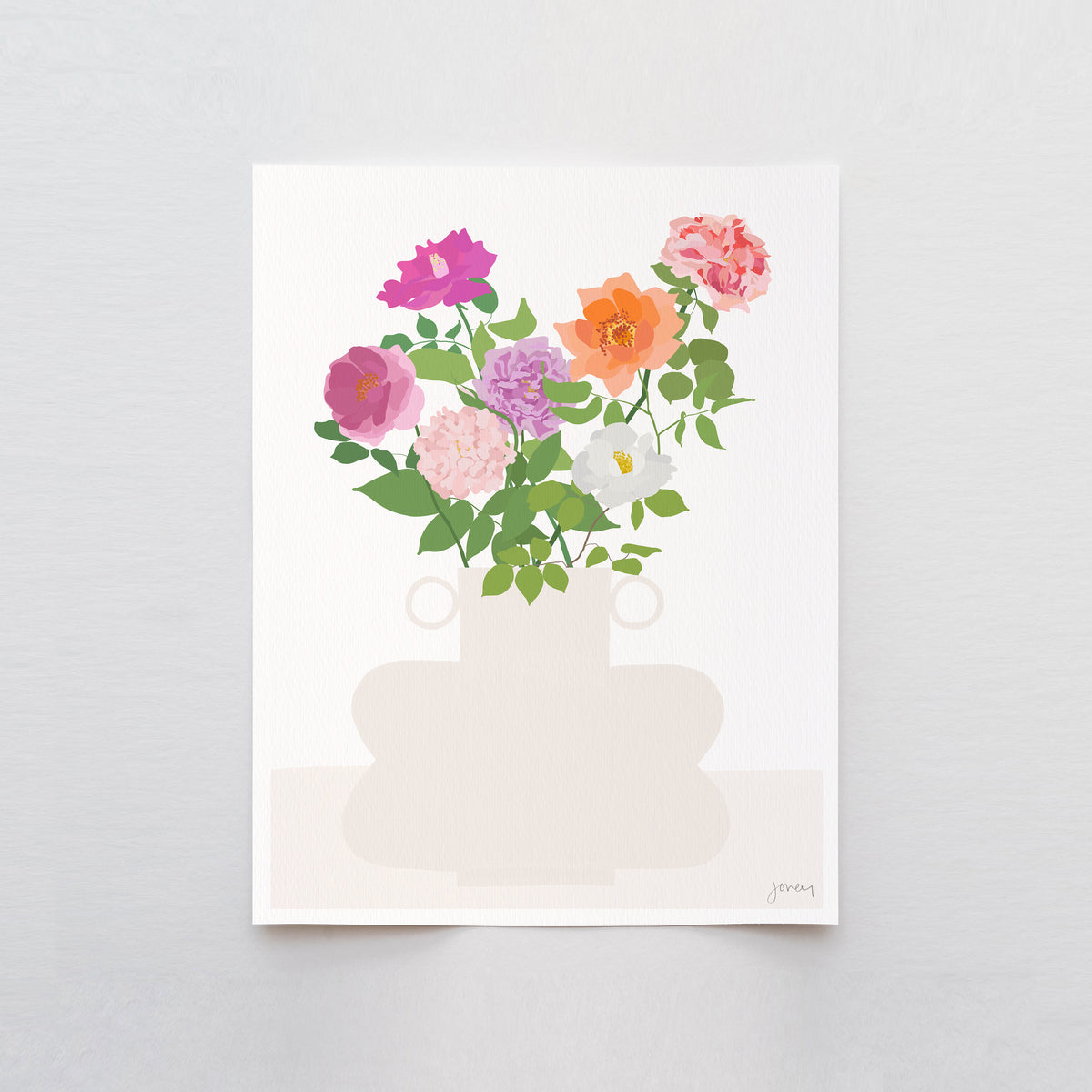 Roses Still Life Signed Art Print - 200808