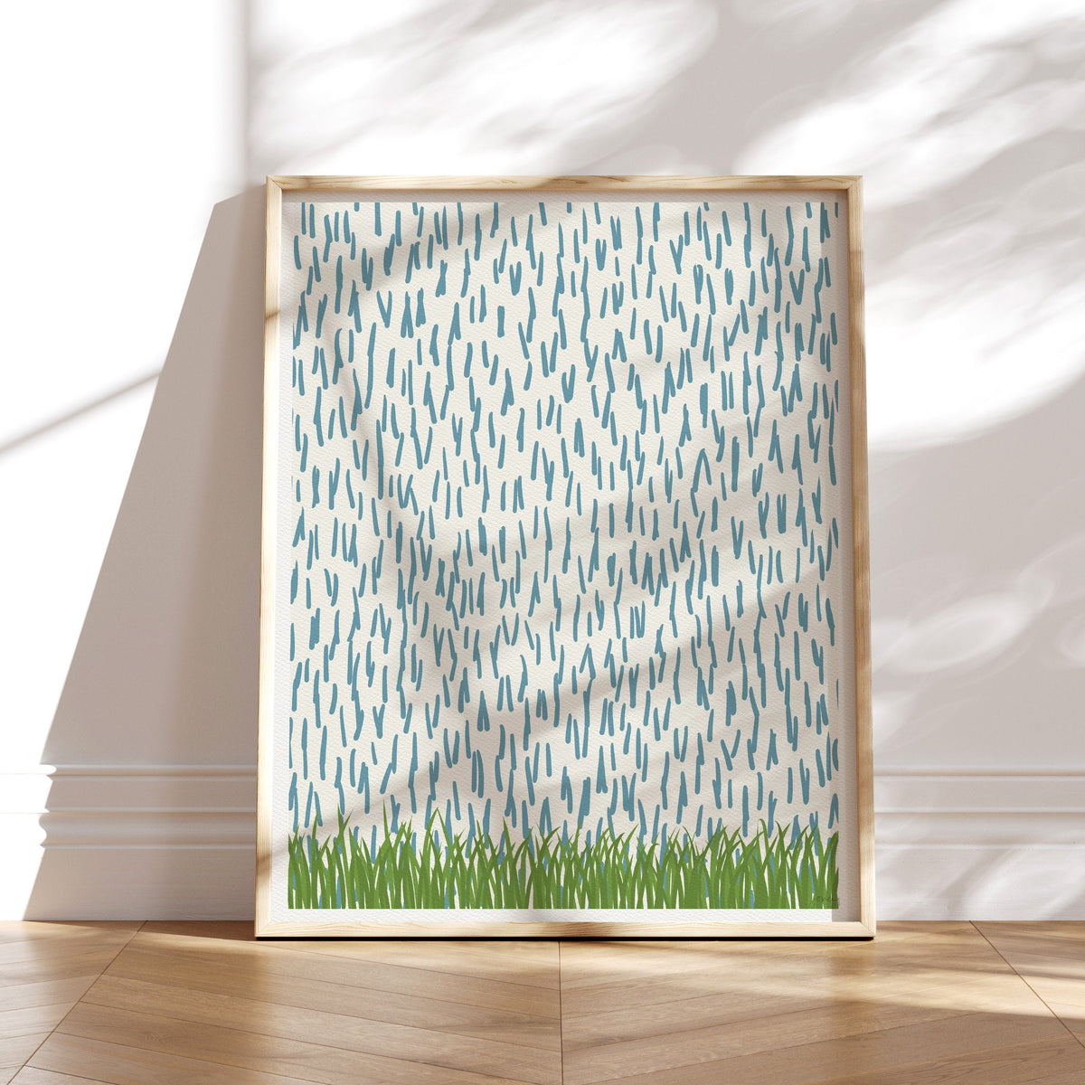 Spring Rain Signed Art Print - 141204